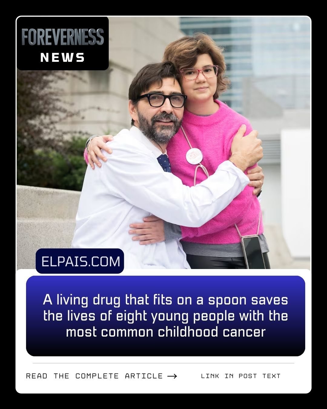 ELPAIS.com : “A living drug that fits on a spoon saves the lives of eight young people with the most common childhood cancer”
