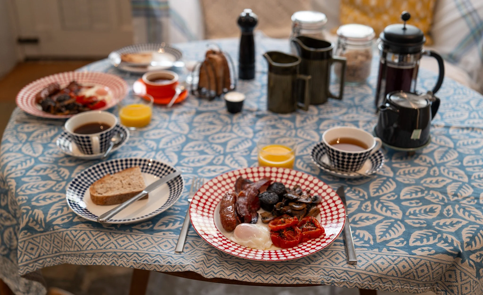 All set for breakfast at Woolmarket House