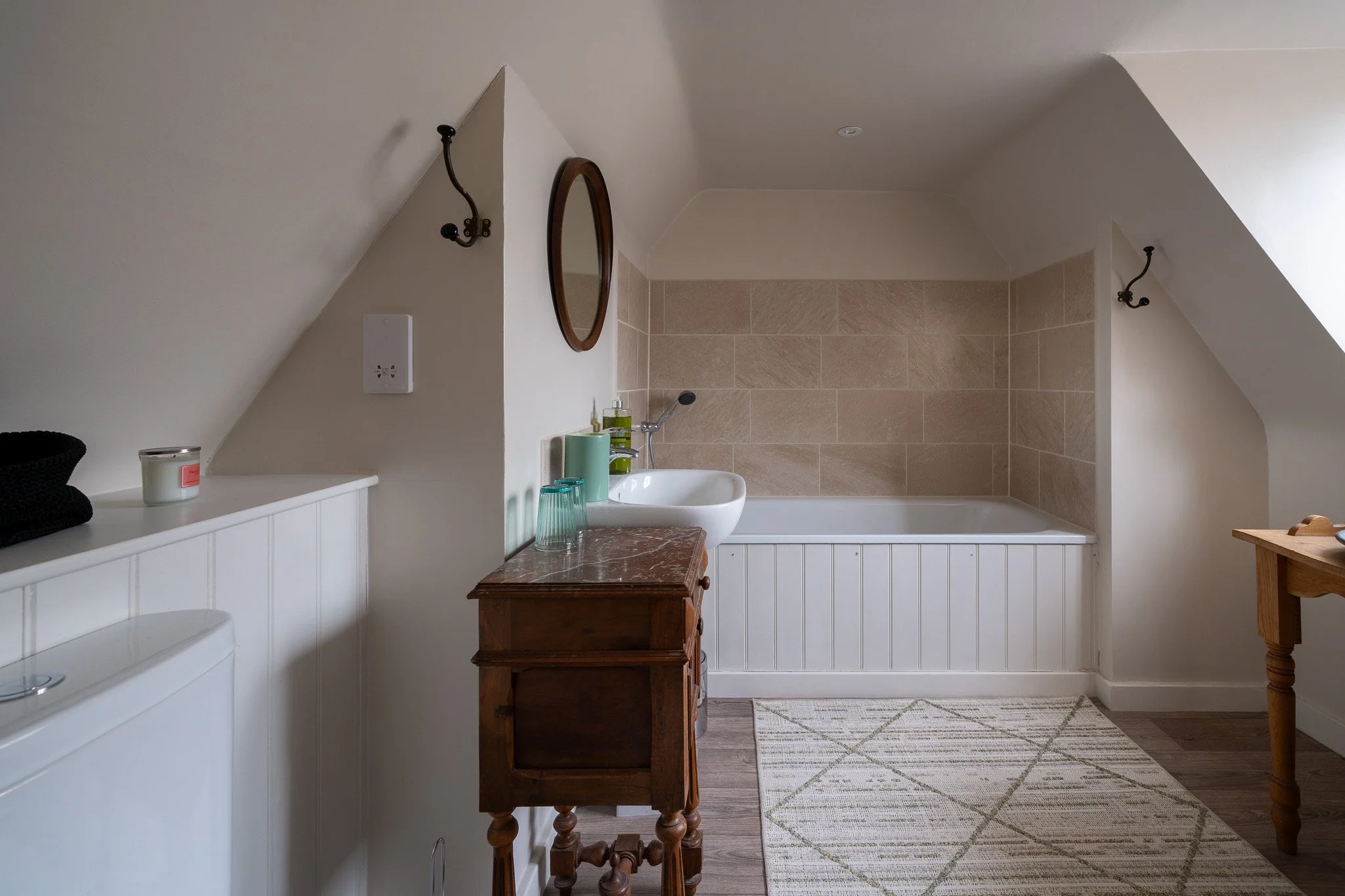 The Loft bathroom, top floor