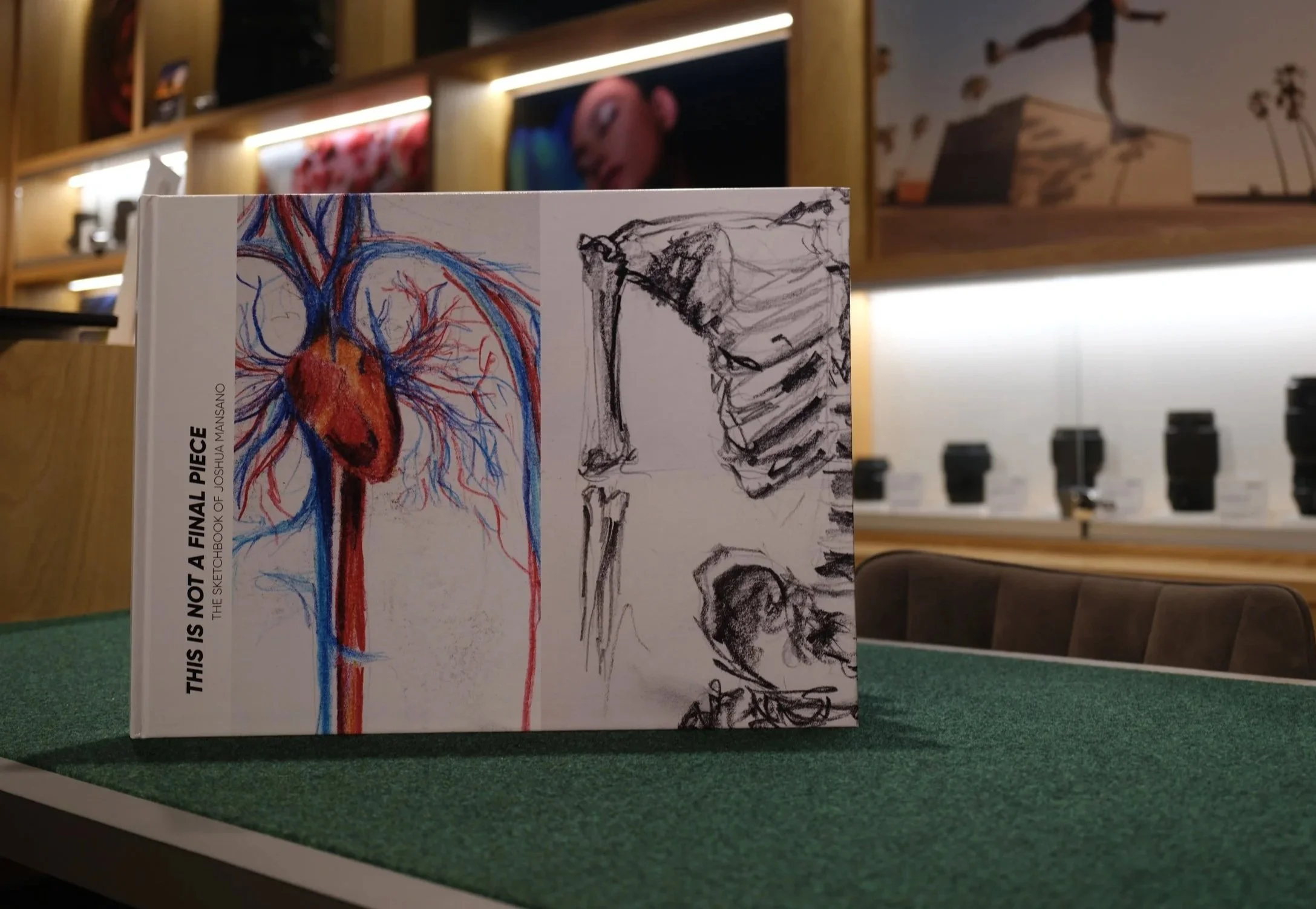 "this is not a final piece" Sketchbook Portfolio