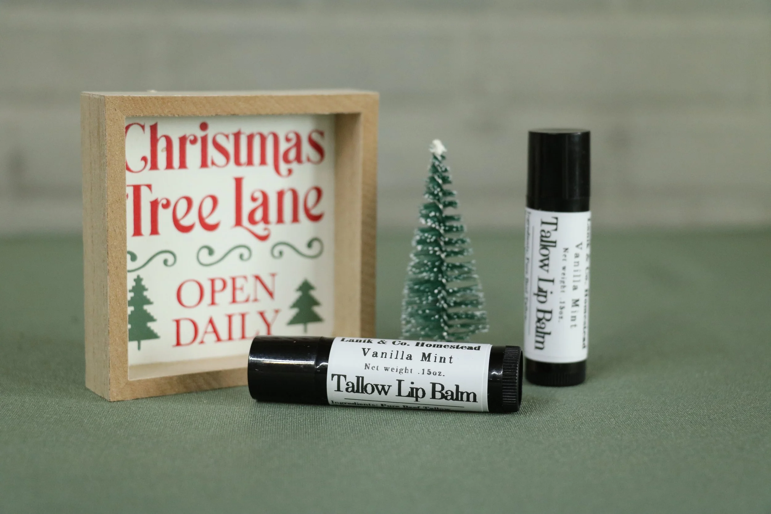 Vanilla Mint Tallow Lip Balm