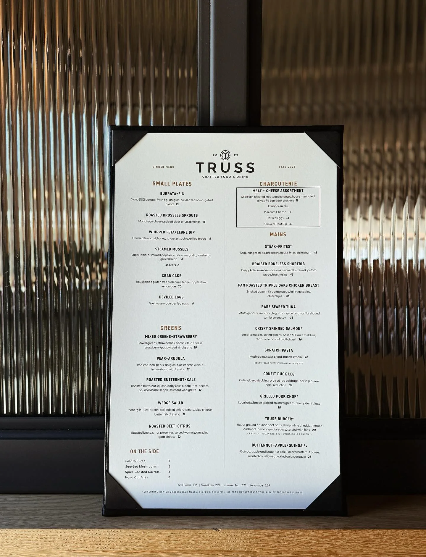Fall 2025 Dinner Menu is here! Come try some new seasonal dishes &amp; welcome back favorites like Sticky Toffee Pudding! 

#trussrestaurantandbar #lynchburg #va #virginiafoodie #crafted #food #drinks #supportlocal #localbusiness #elevatedcuisine #lo