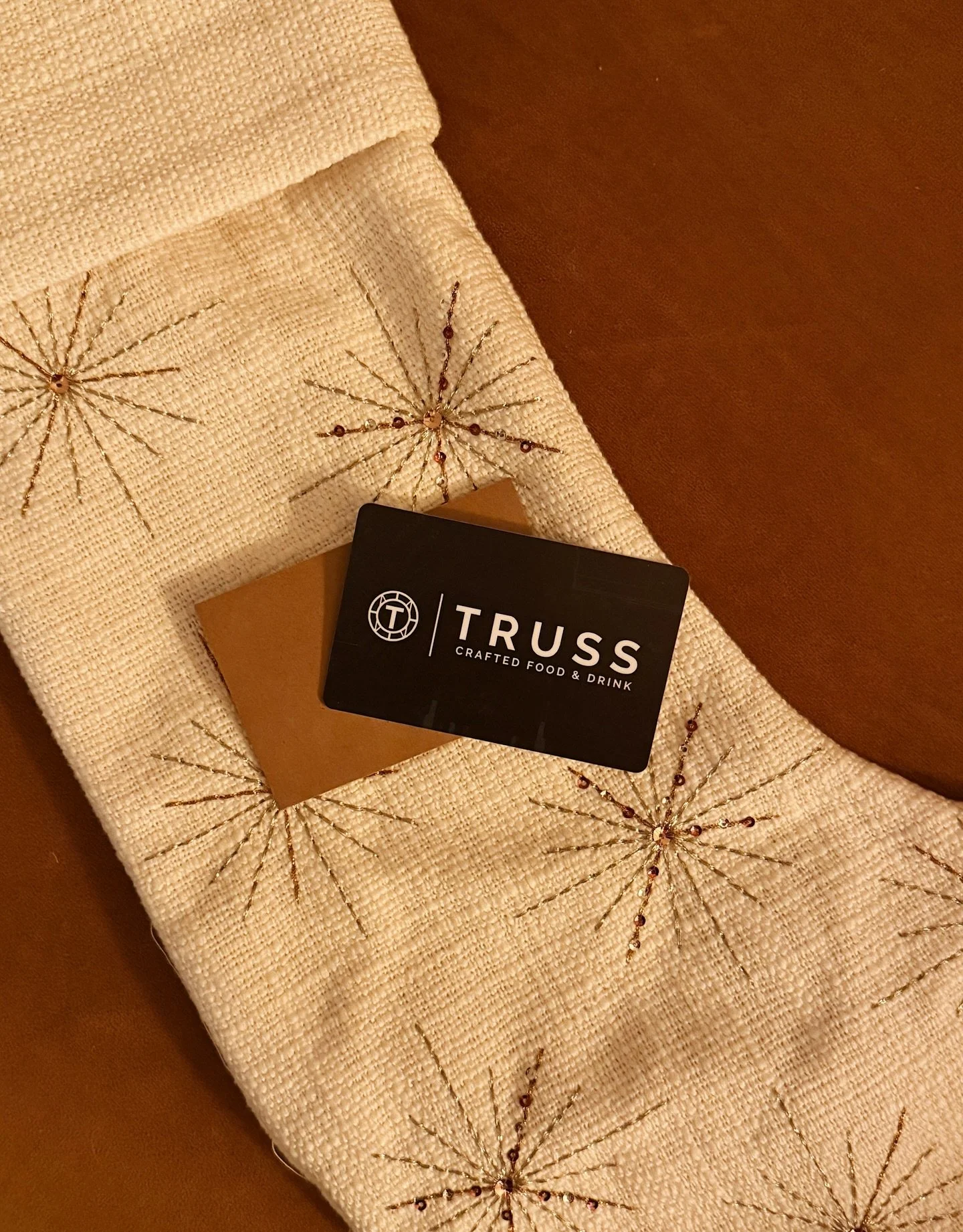 The perfect stocking stuffer - a gift card to Truss! Swing by the restaurant this week to pick one up!