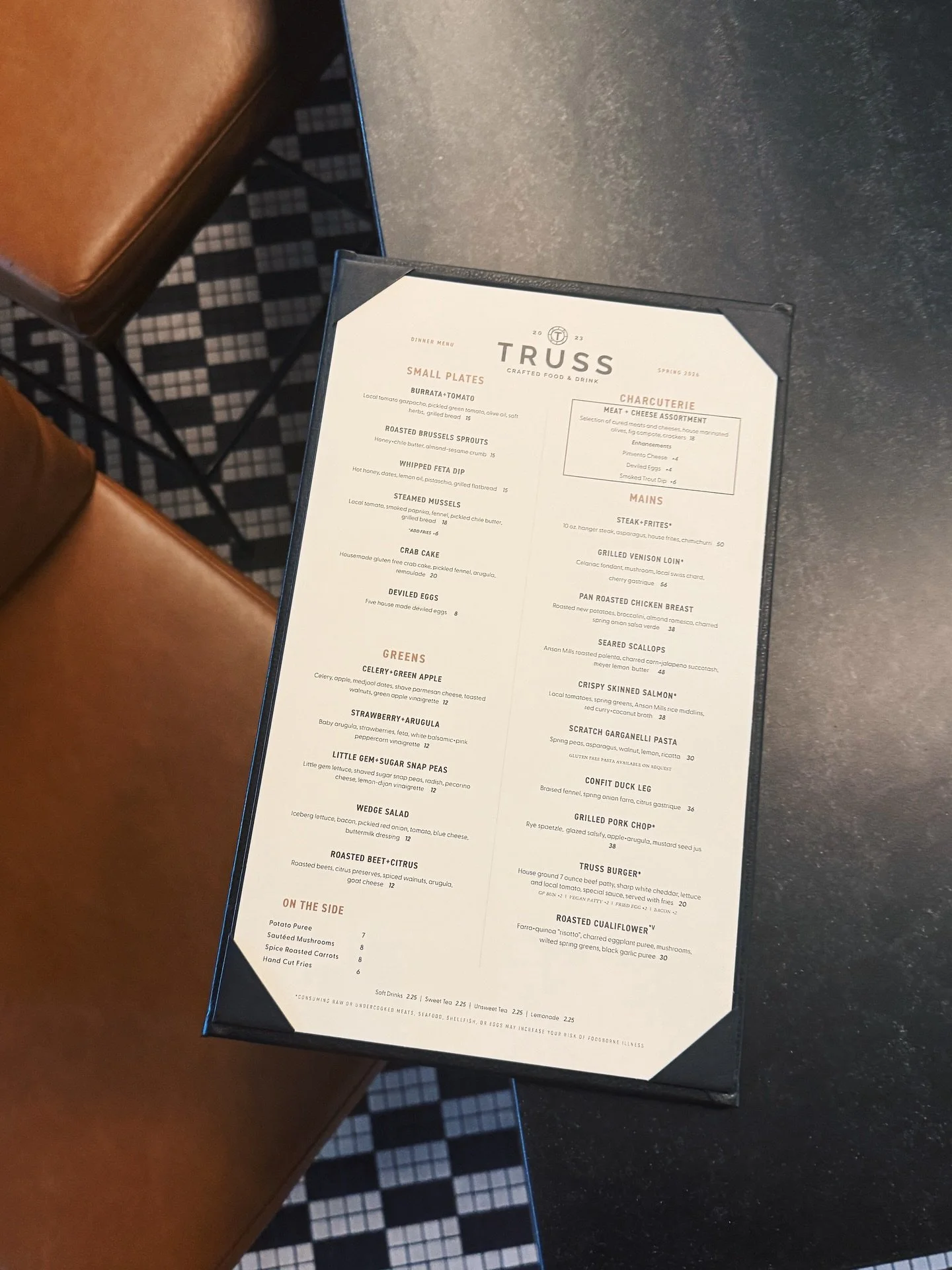 Spring Dinner Menu is here!! All the classics and some new seasonal dishes we know you&rsquo;ll love 💫