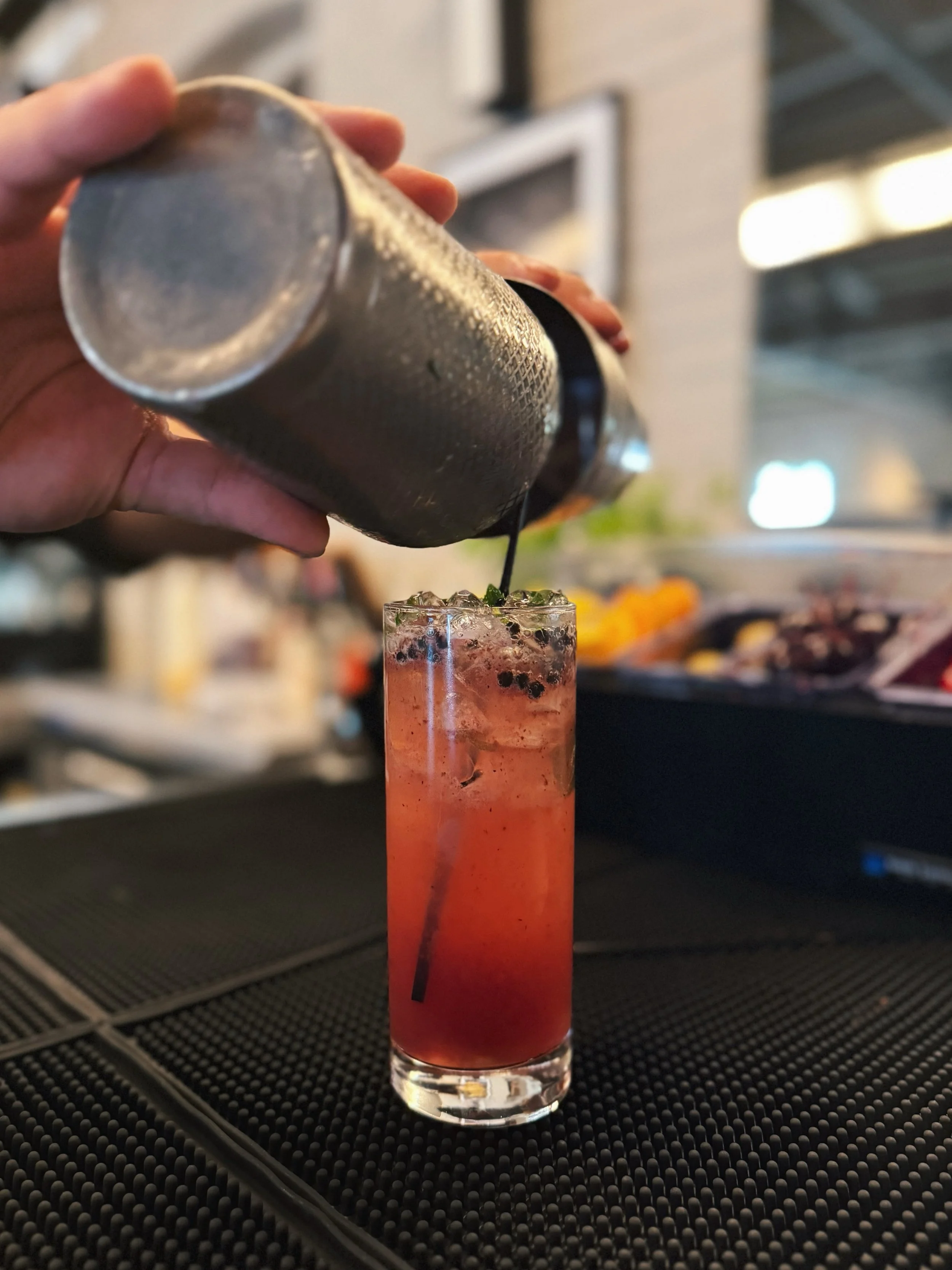 Some new mocktails are in the works for you, can you guess what this one is? 👀