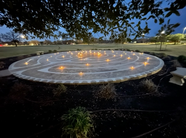 Labyrinth during Ash Wed Service 6 March 2022.png