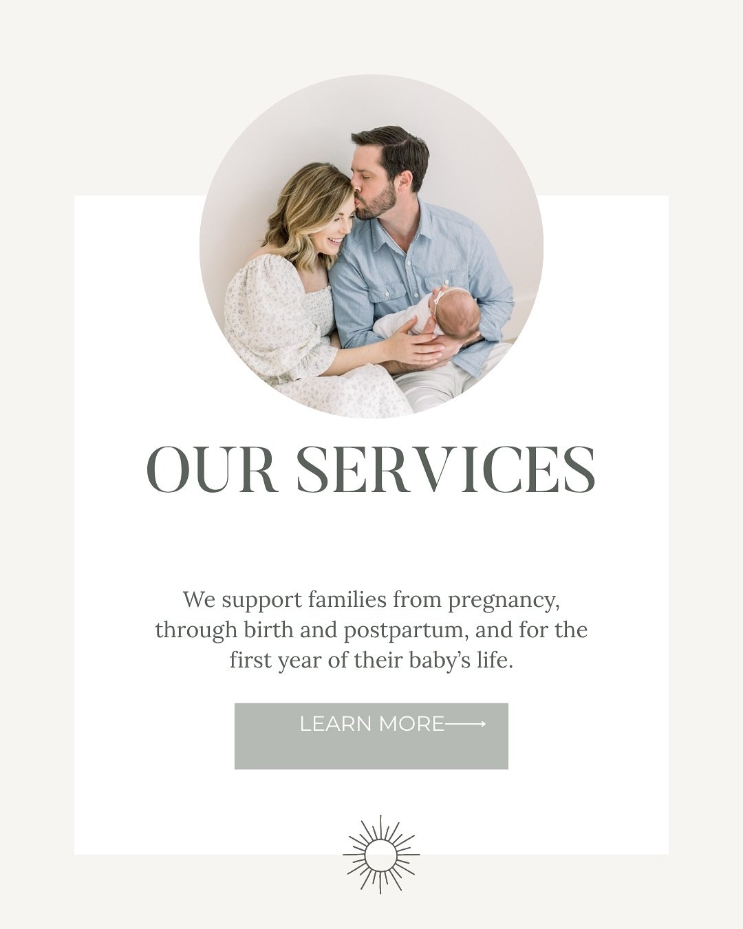 Not sure what kind of support would be best for your family? Schedule a consultation call today, and we can tell you more about each service we offer and the benefits they offer.

We have:
Birth Doulas
Postpartum Doulas
Newborn Care Specialists
Sibli