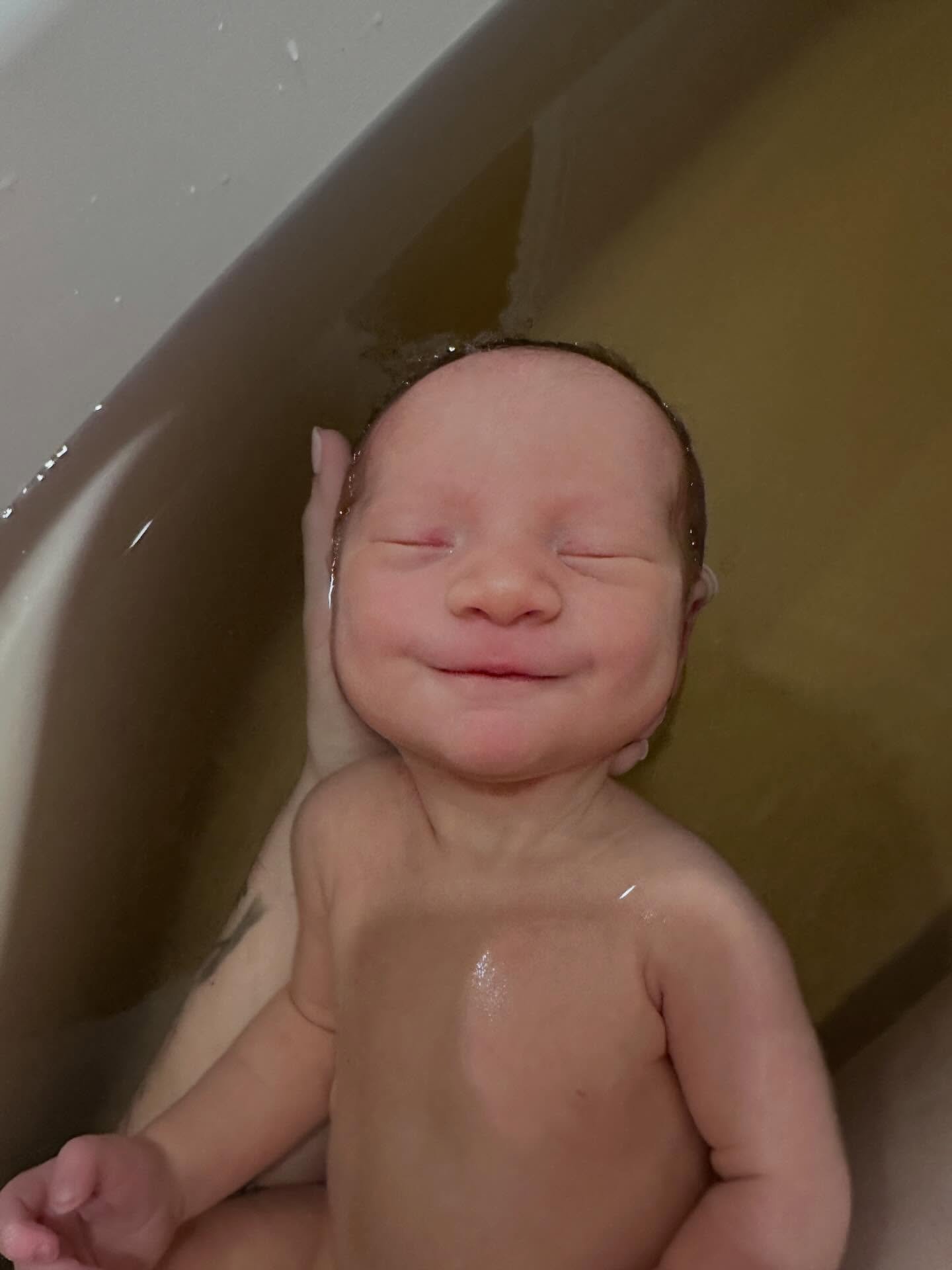 When you grow a baby for 9 months, see the thick head of hair on the ultrasound, push her out and she winds up surprising you with being a blonde! Welcome to the world Josephine Henry Bialas, daddy&rsquo;s doppelg&auml;nger! So far your favorite thin