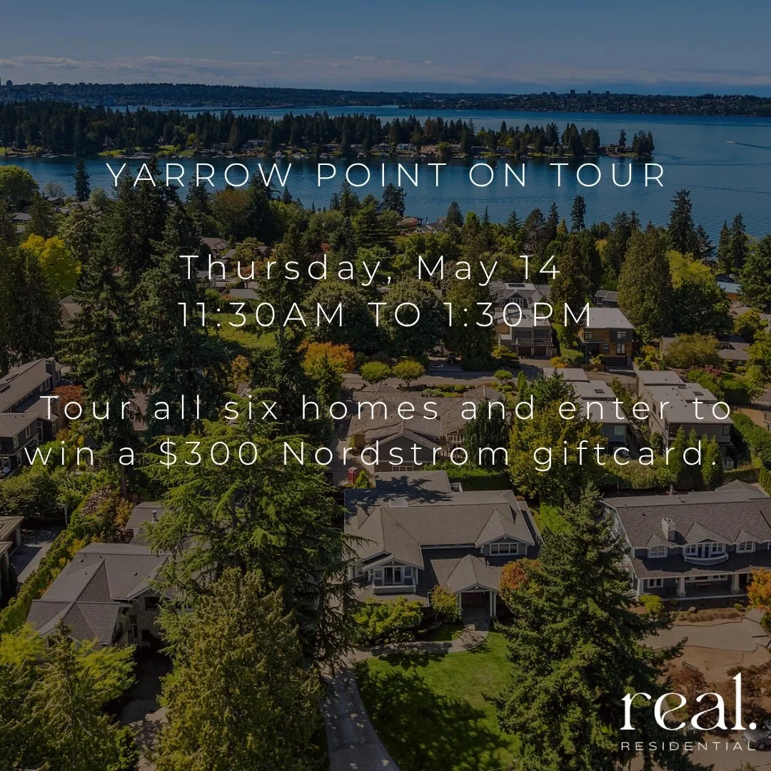 Yarrow Point is one of the most coveted addresses on the Eastside, and today we&rsquo;re opening six homes in one afternoon.
Tour all six between 11:30am and 1:30pm and you&rsquo;re entered to win a $300 Nordstrom gift card. Swipe to see every home.
