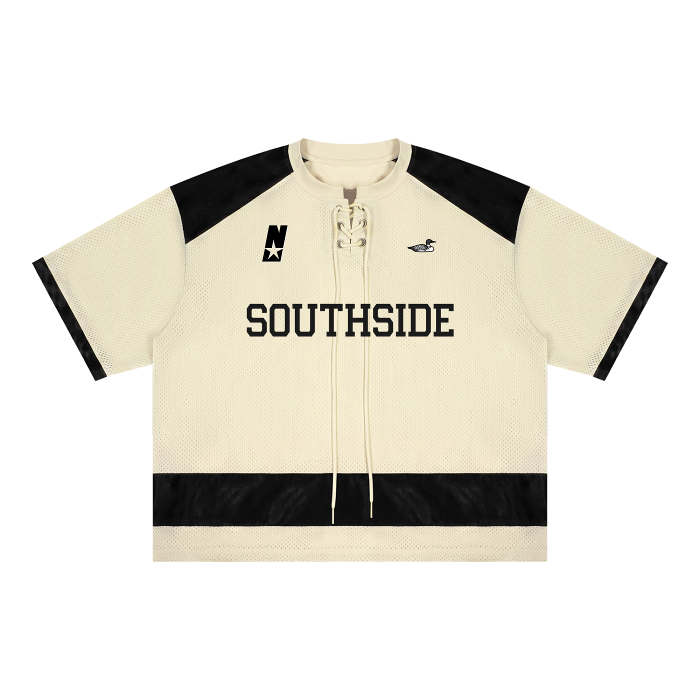 SOUTHSIDE Raglan Sleeve Mesh Hockey Shirt