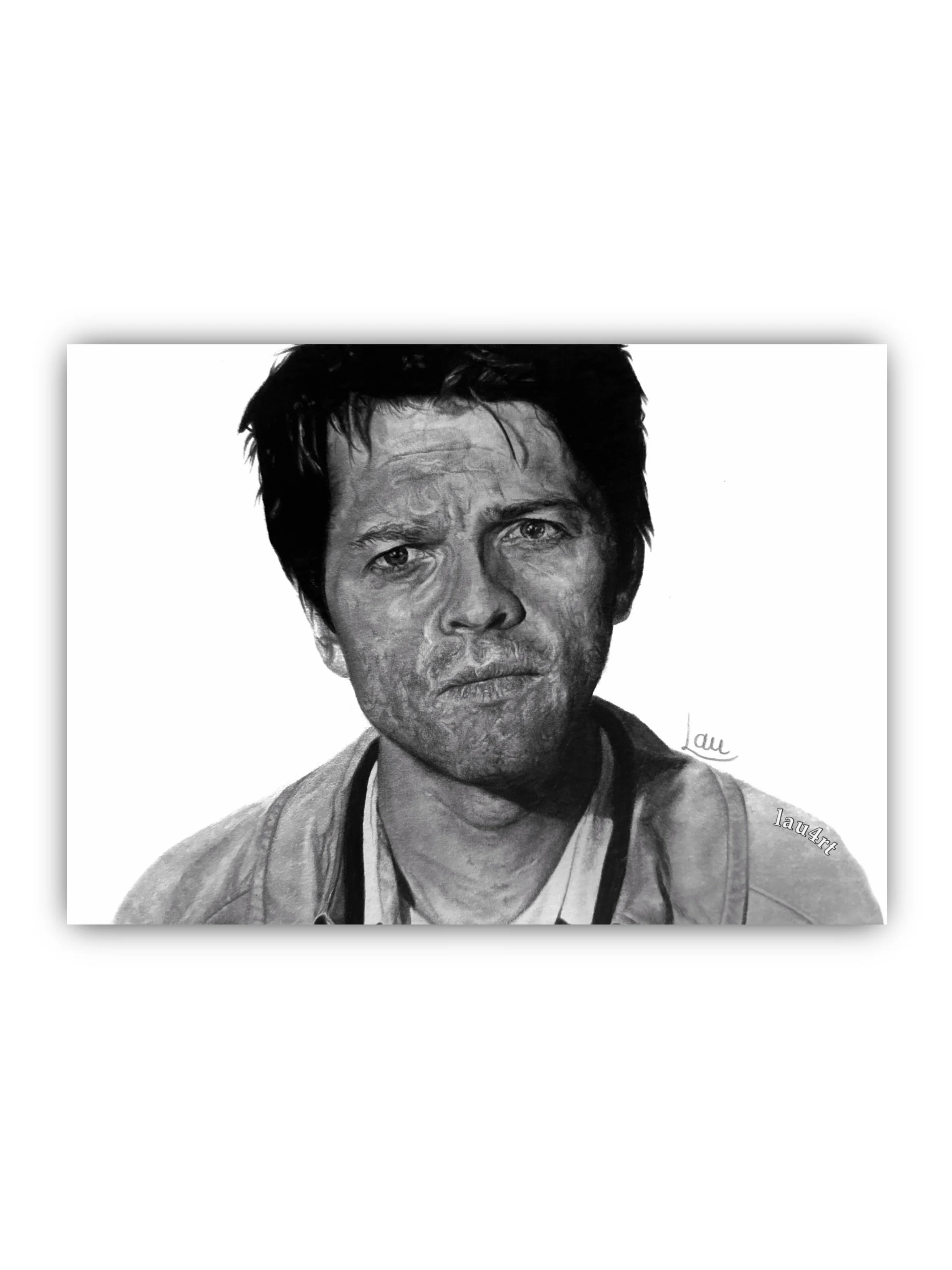 Misha Collins as Castiel 🪽

you know the drill: here are a few close ups and pictures of the process of my latest drawing (with a twist again&hellip;swipe all the way right 🥹)
-
#portraitdrawing #spnfamily #supernatural #mishacollins #castiel