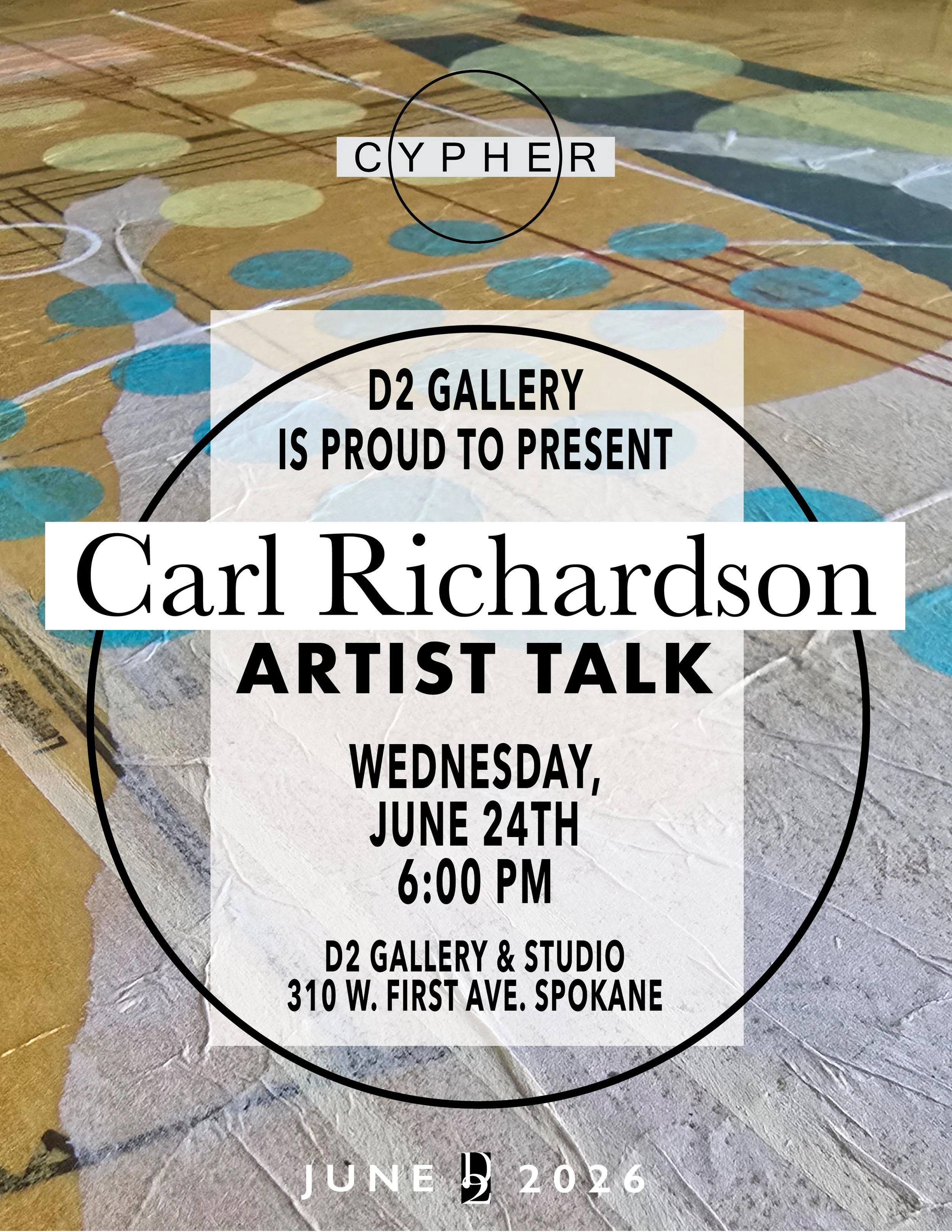 Carl Richardson “Cypher” Artist Talk