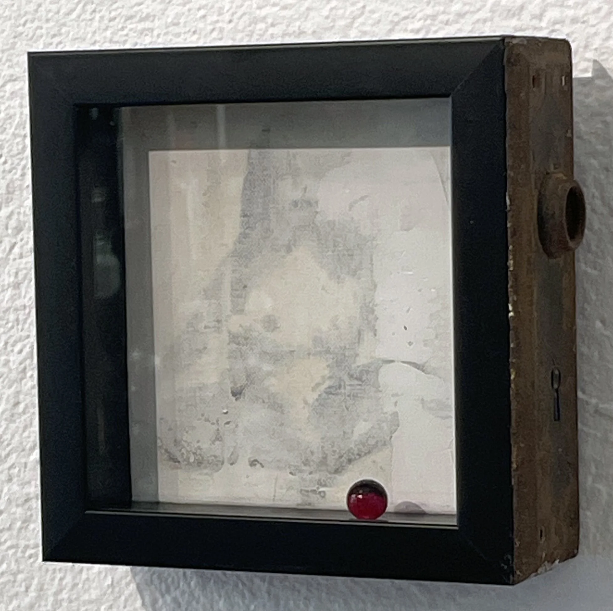 Stigmata - 7" x 7" - mixed media on canvas - 2025 - $250