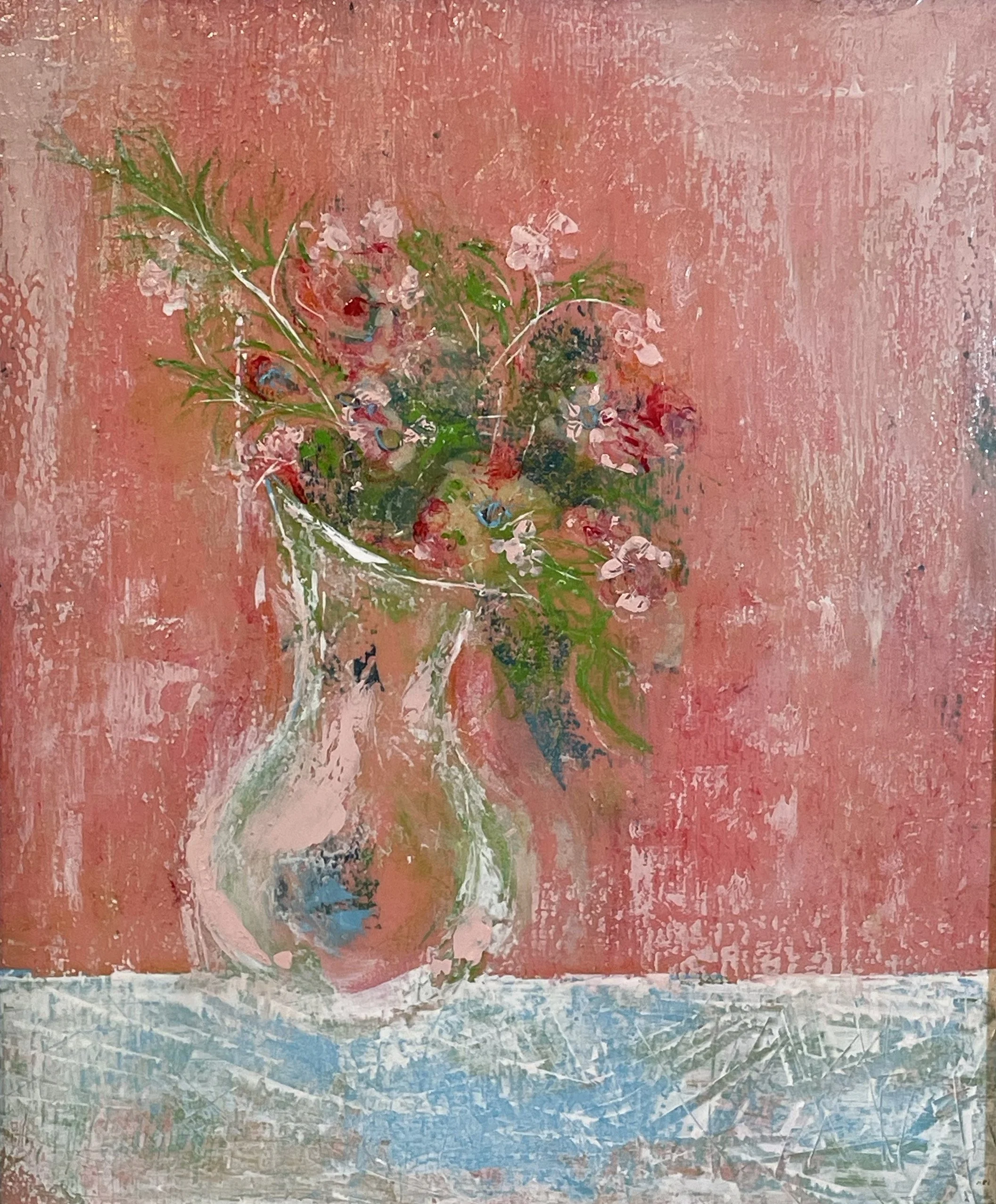 Heartbreak is a Beautiful Muse - 24" x 20" - mixed media on canvas - 2025 - $900