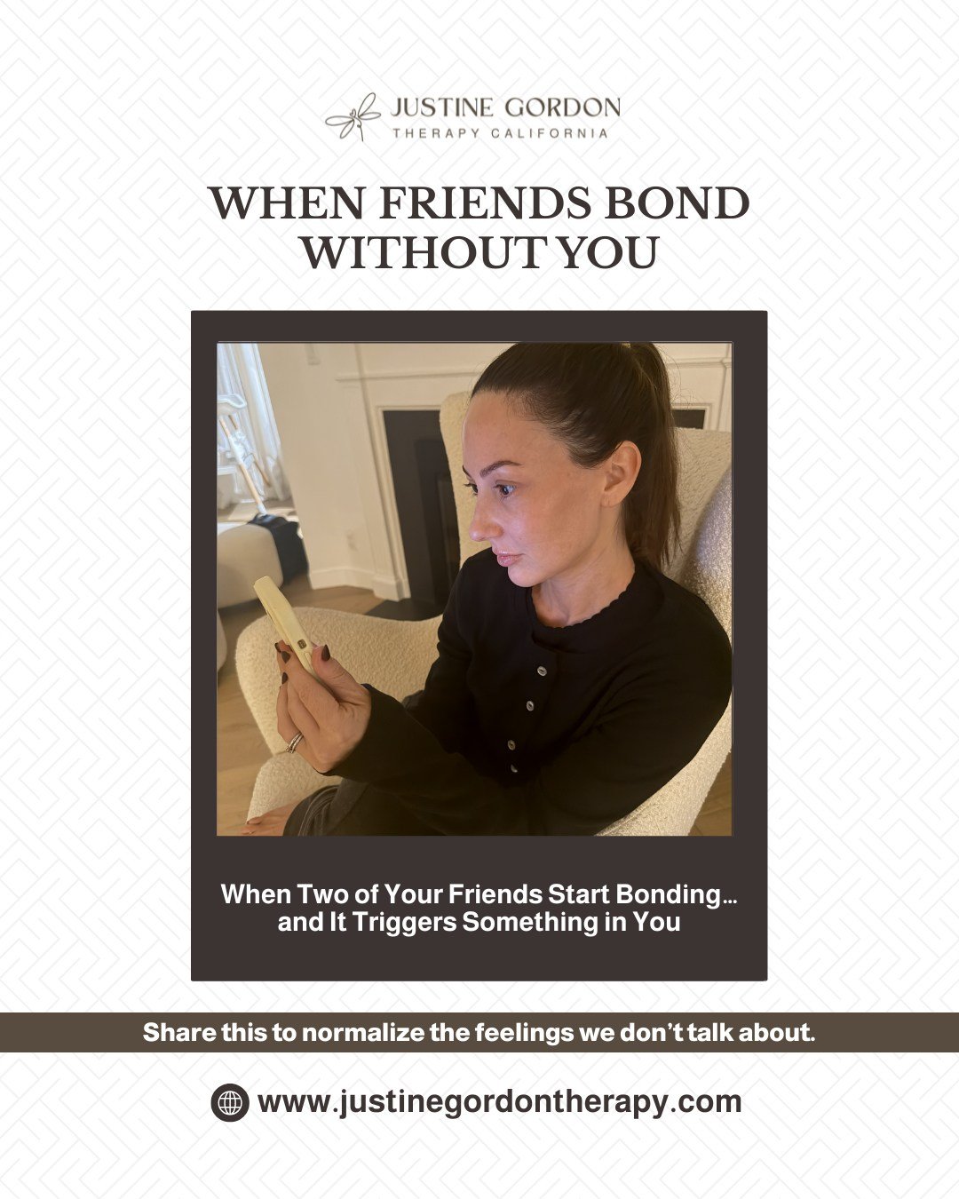 No one talks about this, but it&rsquo;s real: That uncomfortable little pang when two of your friends start getting close. You&rsquo;re happy for them&hellip; 
but also a little scared. 
A little left out. 
A little replaced. 
A little twelve-years-o