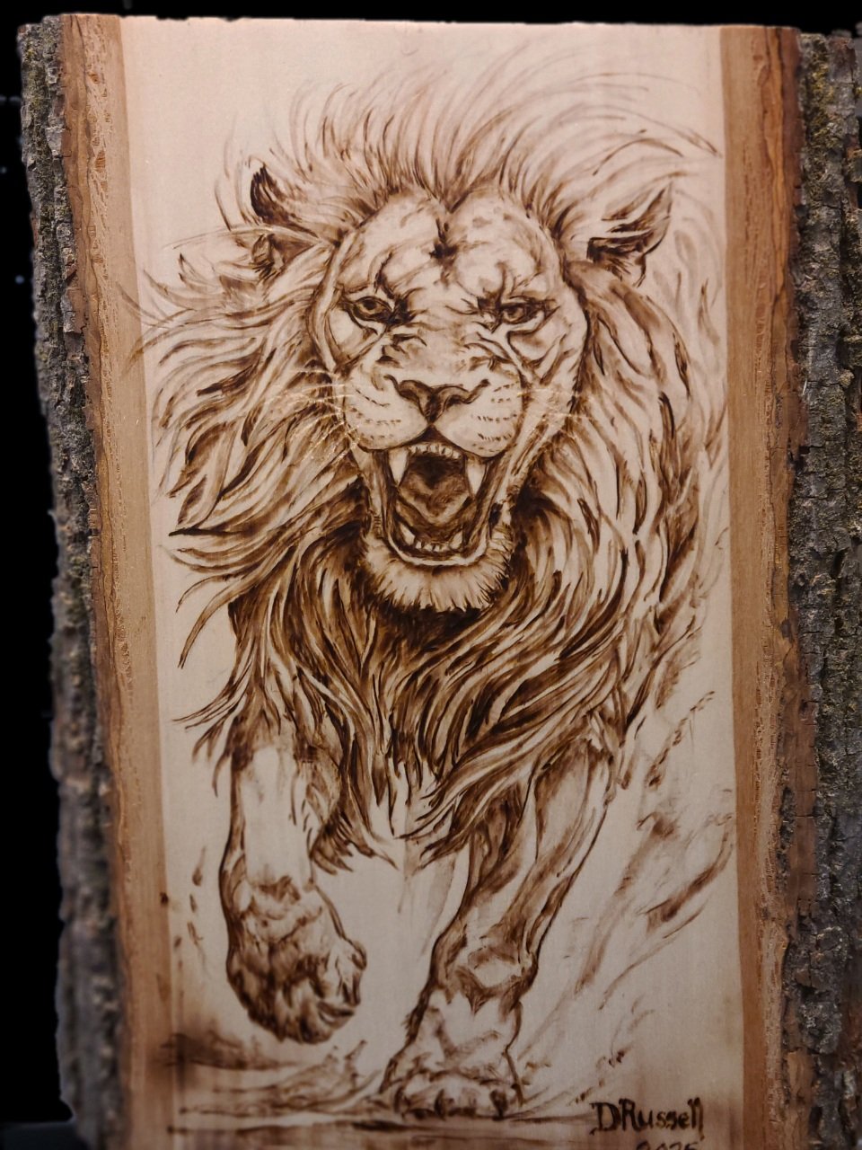 Charging Lion
