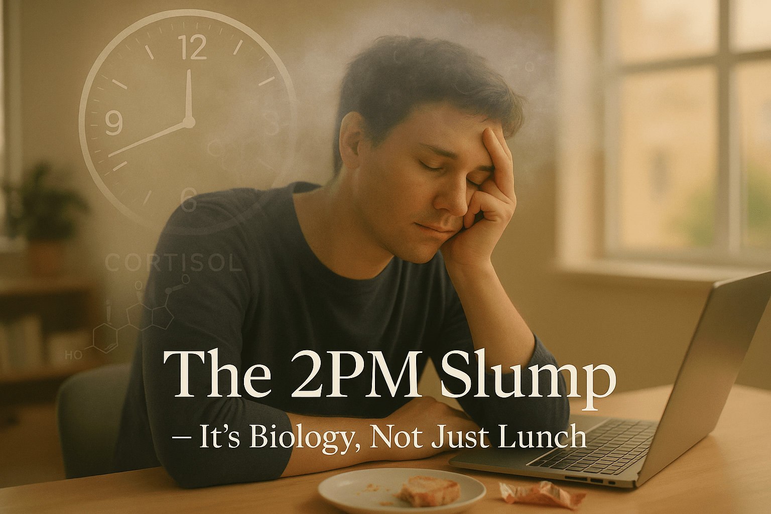 Professional taking a mindful desk yoga break during the workday - afternoon slump at work - Chakra Hours