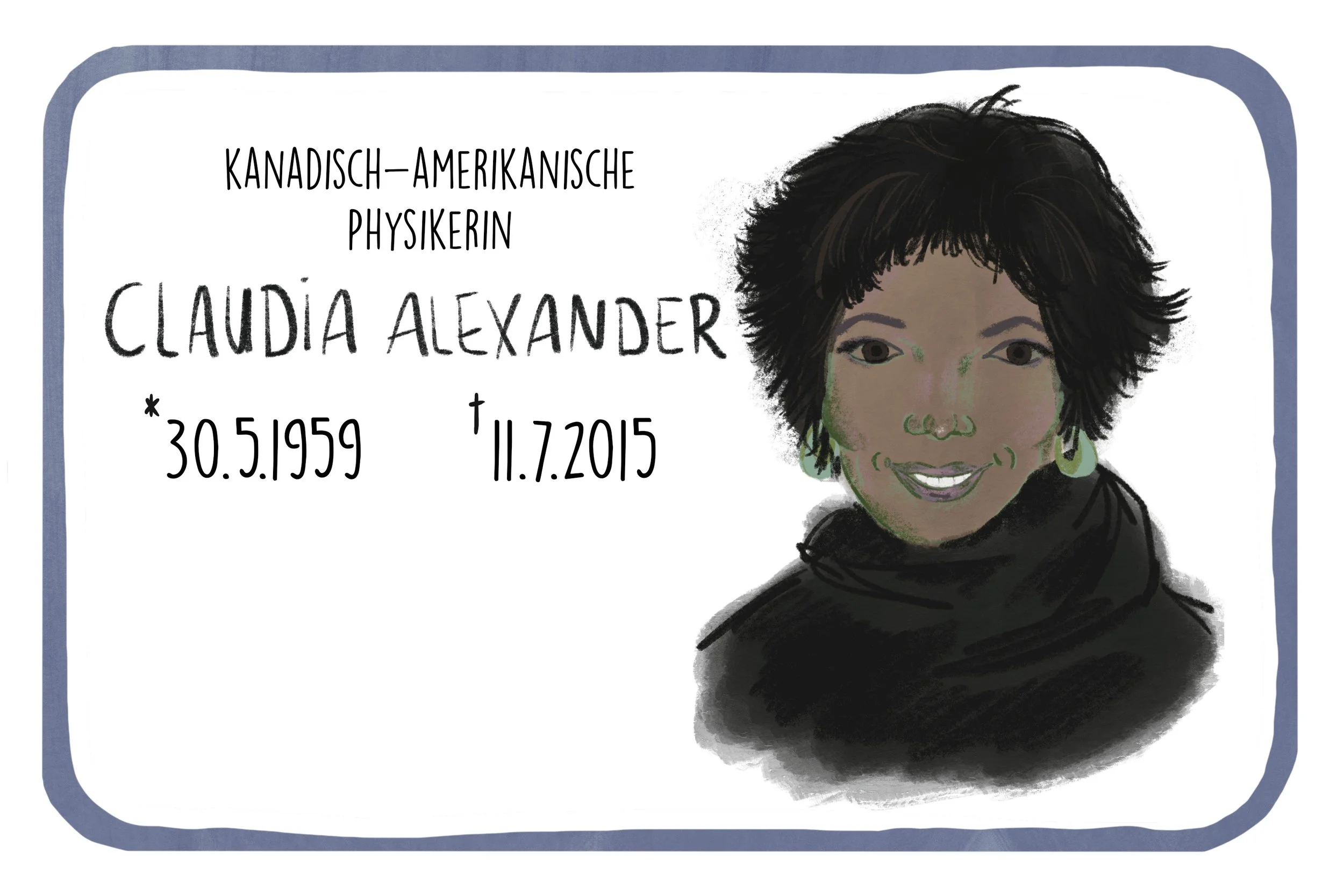 Claudia Alexander - front