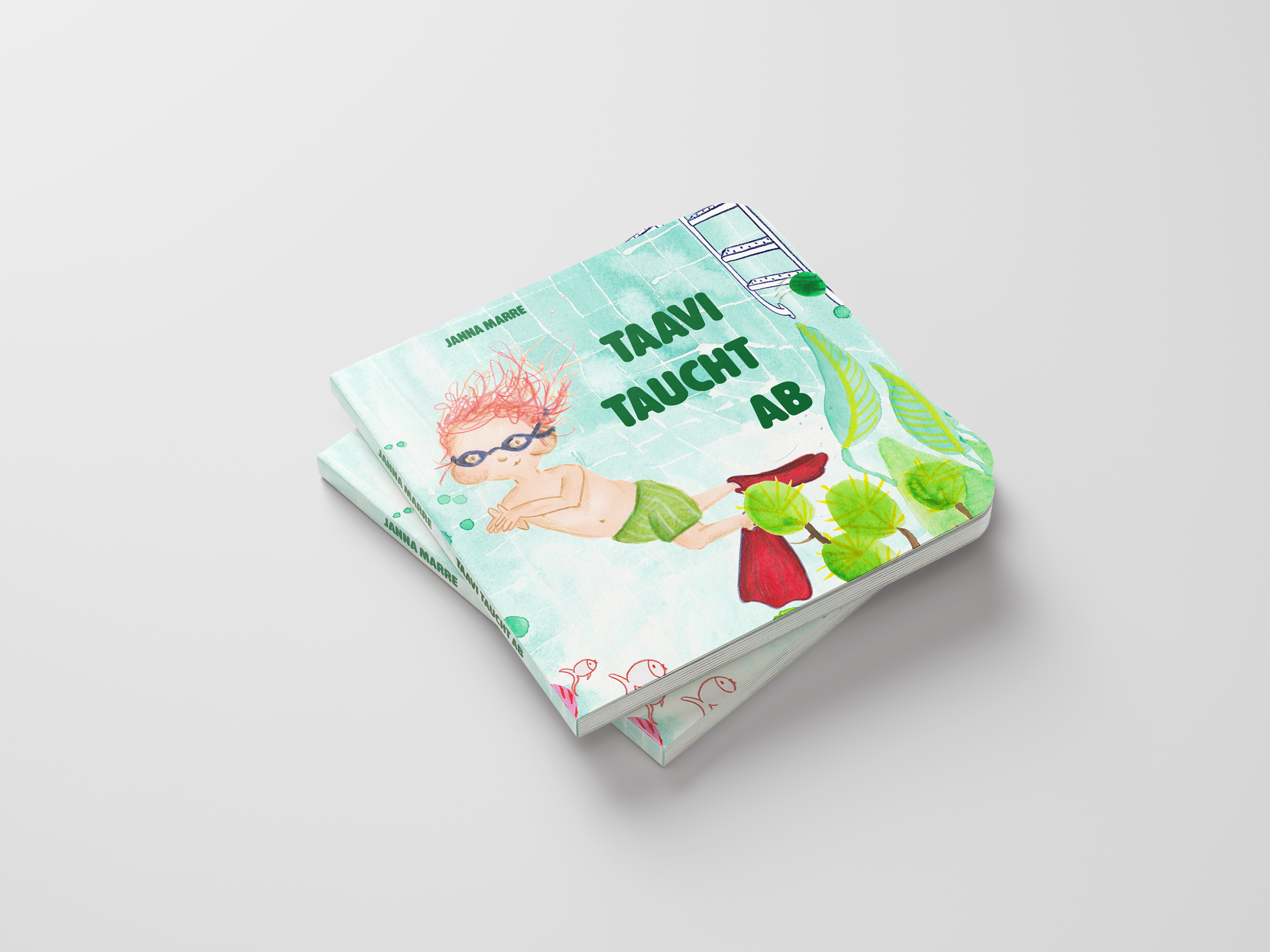 Taavi taucht ab - Mockup Cover
