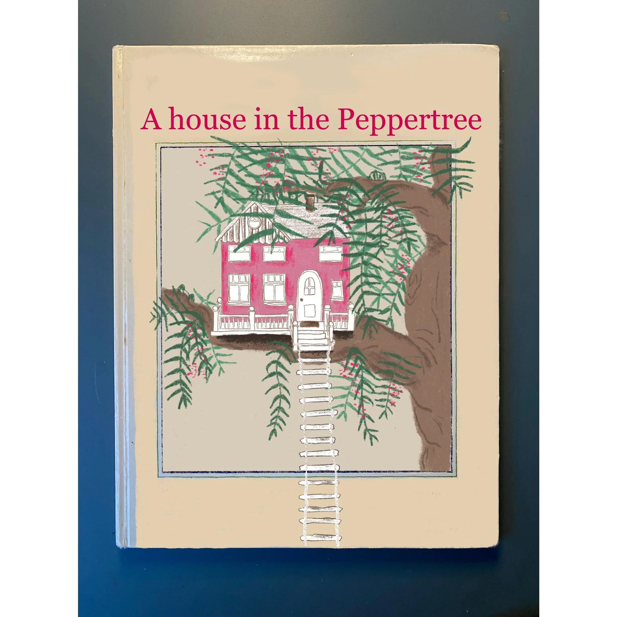 The Imagined Book Cover Series - eine Instagram-Challenge. Der Titel war vorgegeben, die Umsetzung erfolgte durch mich.
"A House in the Peppertree"