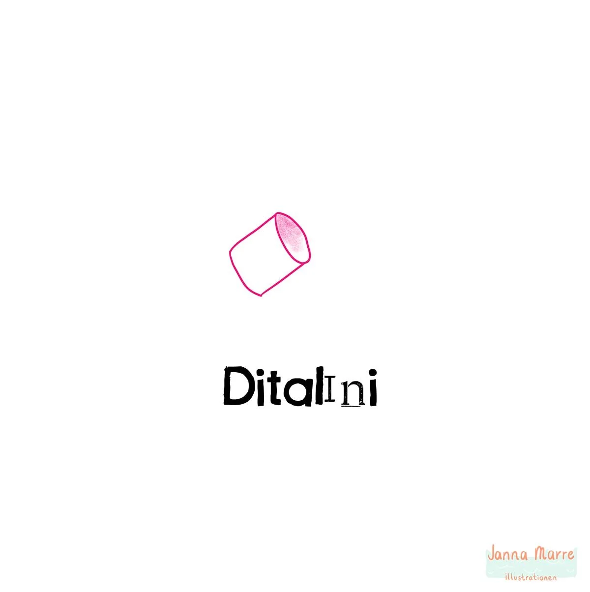 Ditalini Illustration