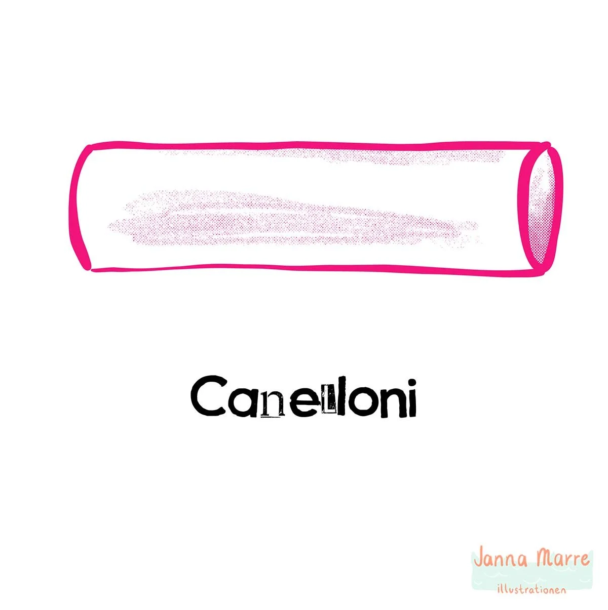 Canelloni Illustration