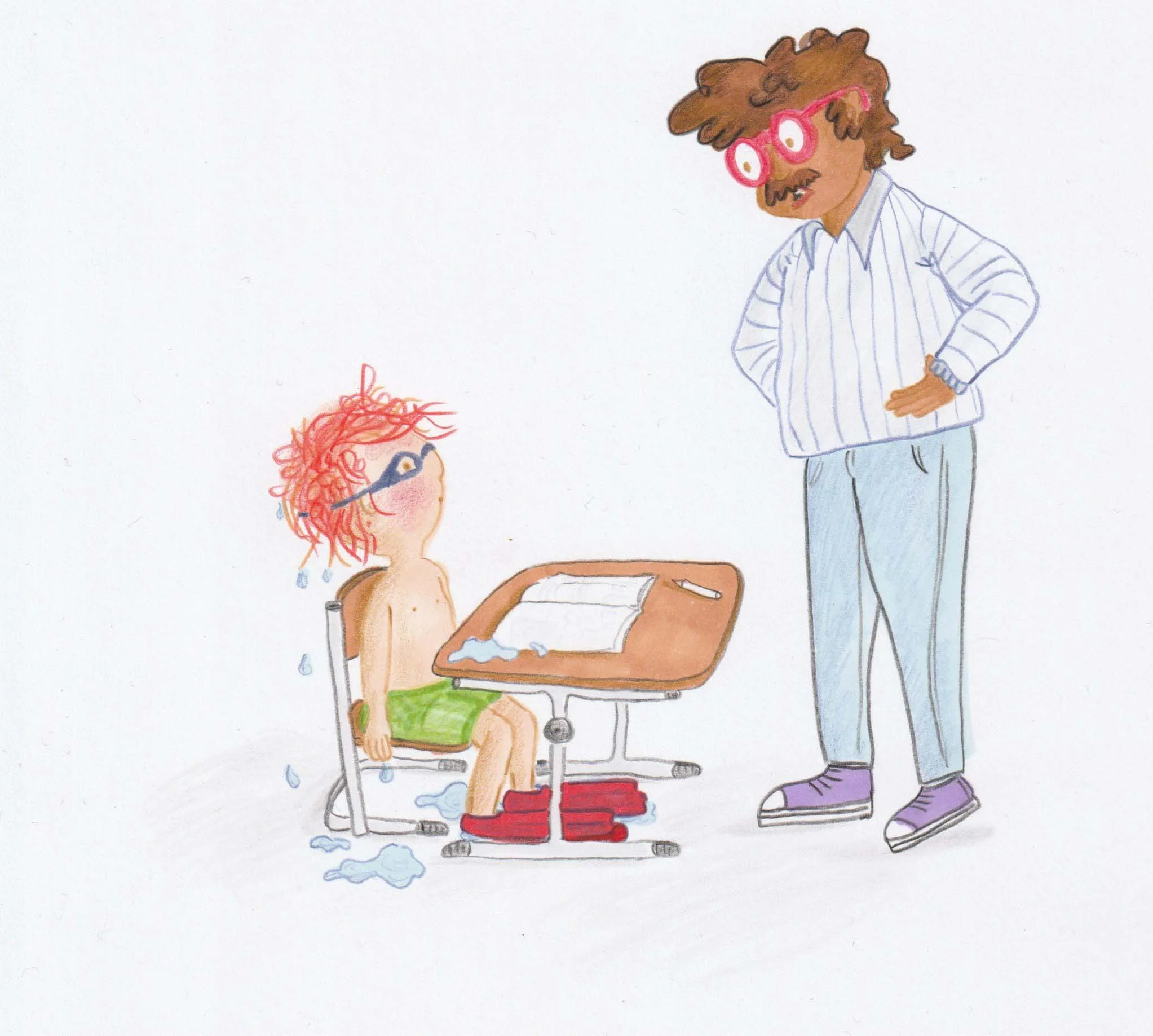 Taavi taucht ab - Sein Lehrer holt Taavi zurück in die Realität.