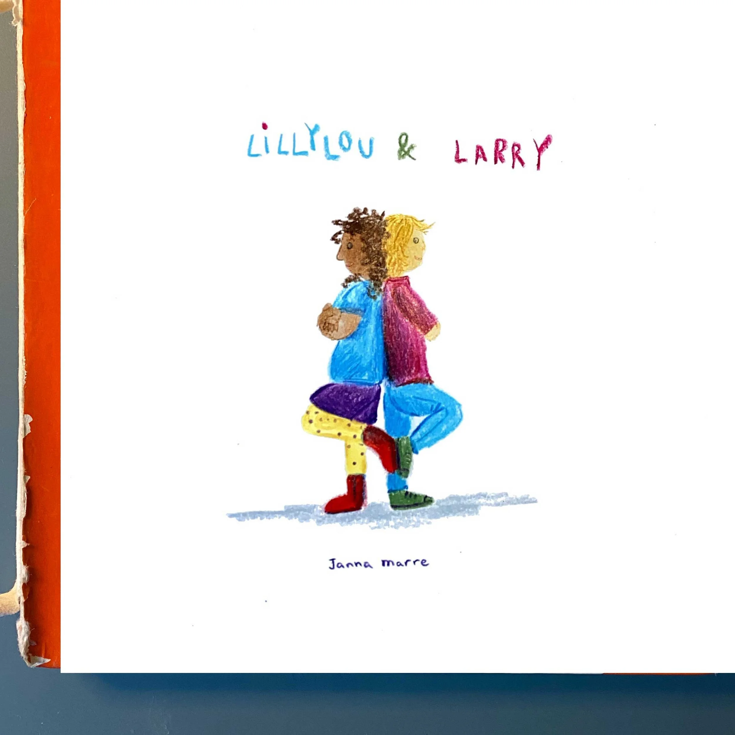 The Imagined Book Cover Series - eine Instagram-Challenge. Der Titel war vorgegeben, die Umsetzung erfolgte durch mich.
"Lillylou and Larry"