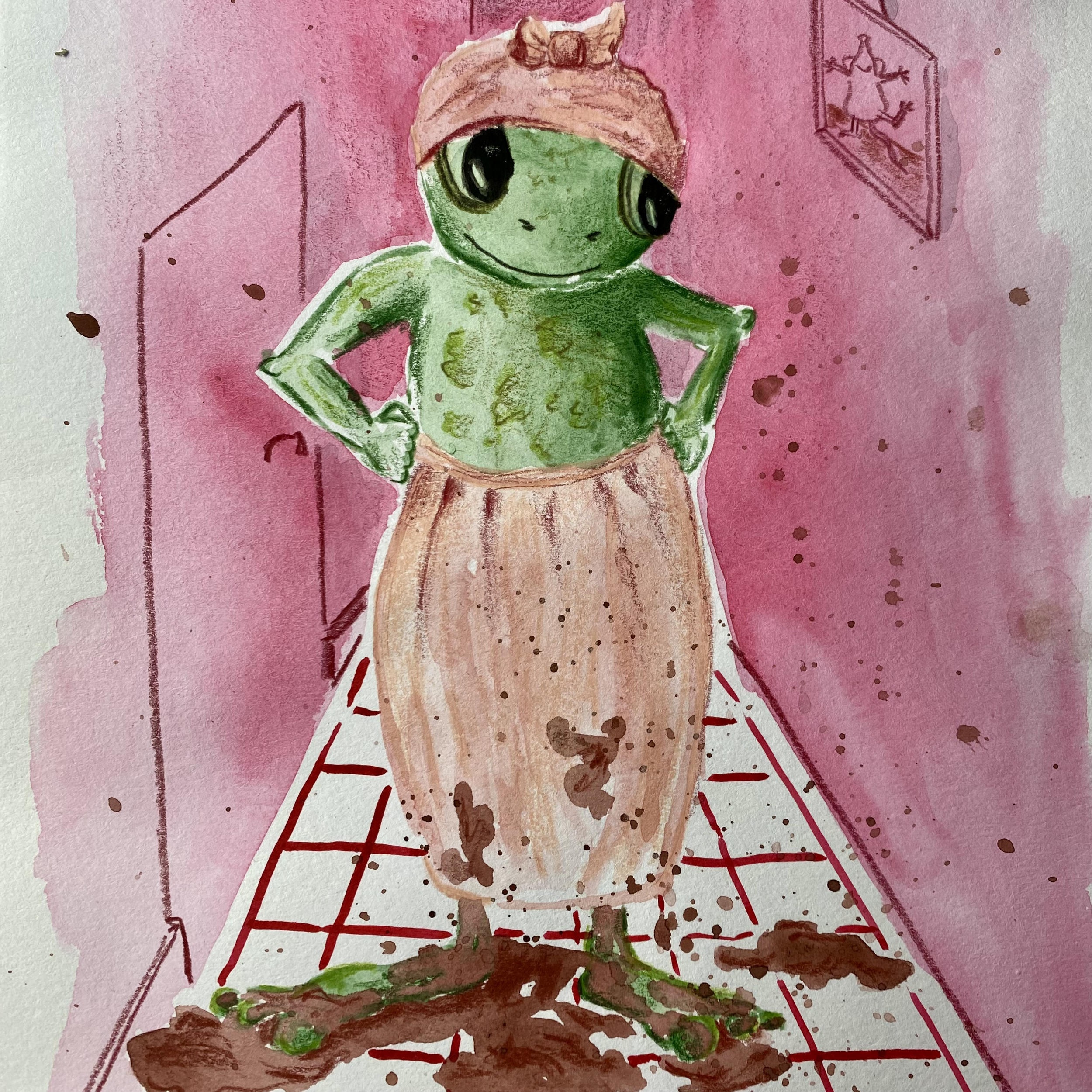 Der Wind in den Weiden - Kröte - von Kopf bis Fuß in Matsch, und glücklich.