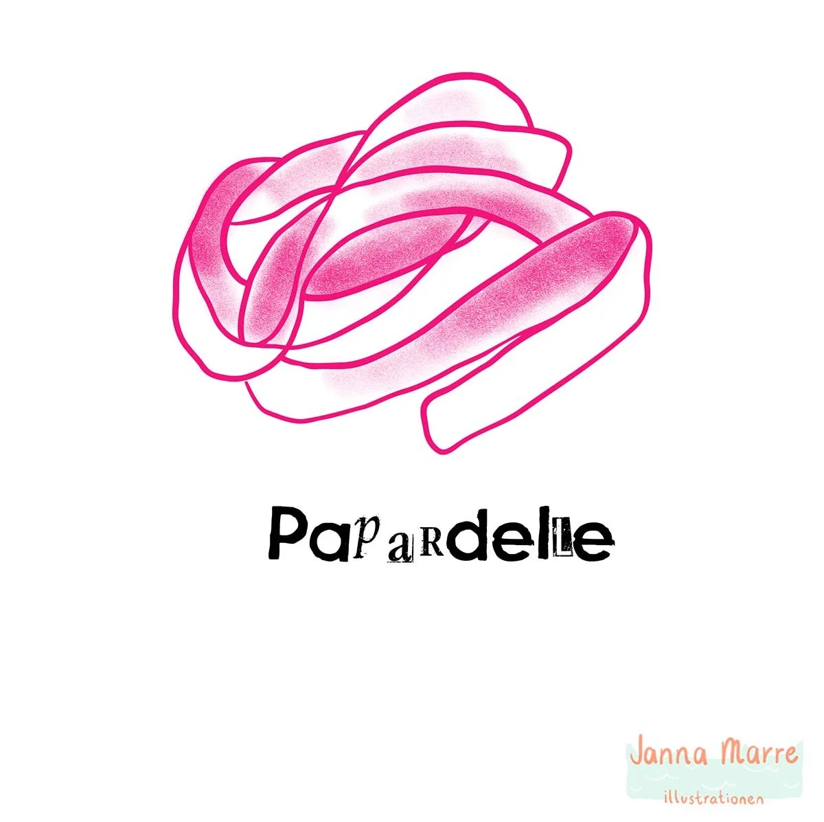 Papardelle Illustration