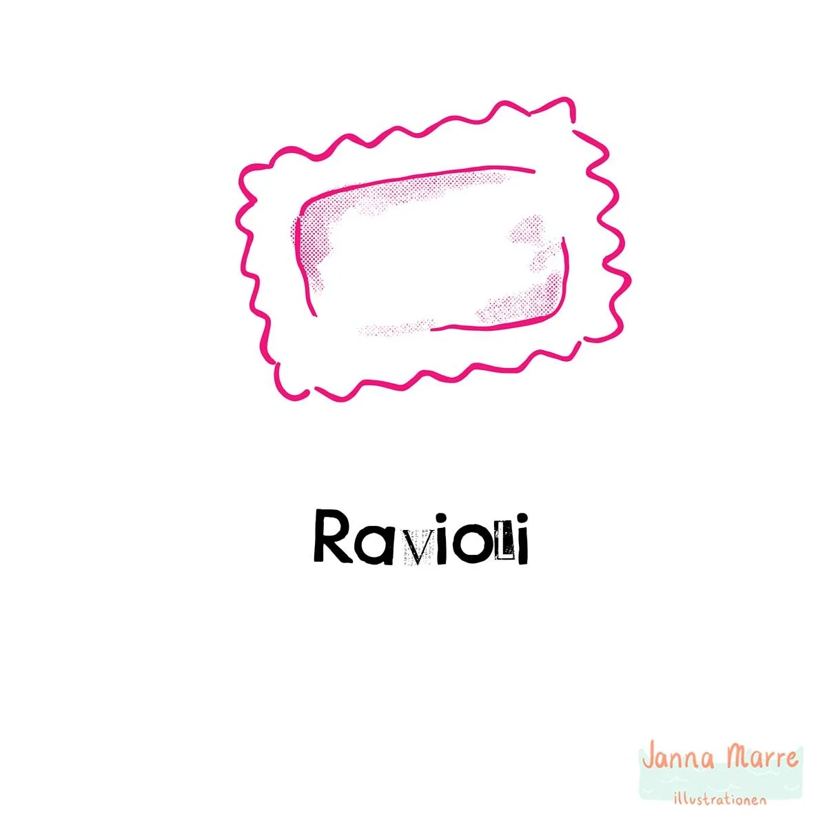 Ravioli Illustration