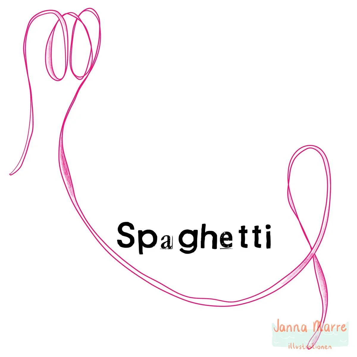 Spaghetti Illustration