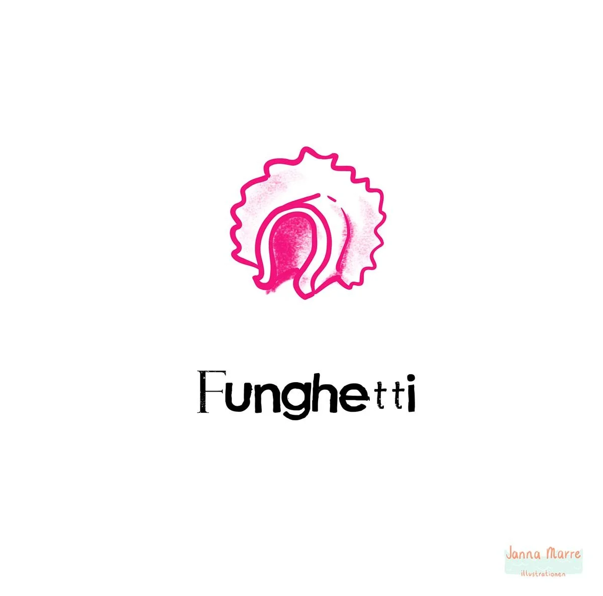 Funghetti Illustration