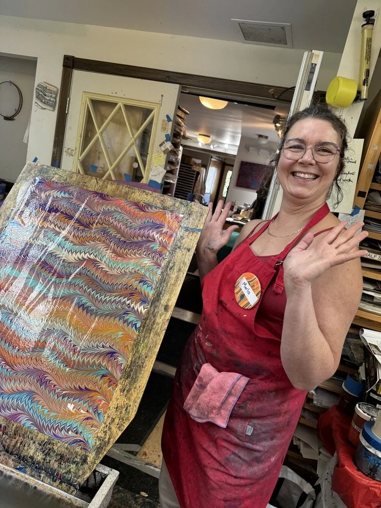 Intro to Water Marbling- I Love it!
