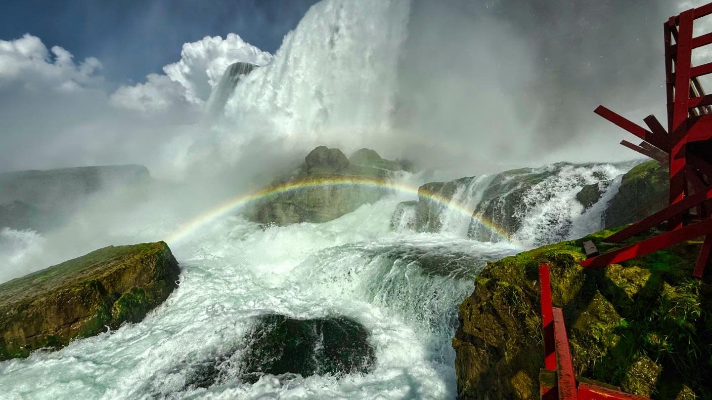 Rainbow at Niagara Falls #rainbow #niagara #ny #niagarafallsusa #deaniodice #travelphotography
