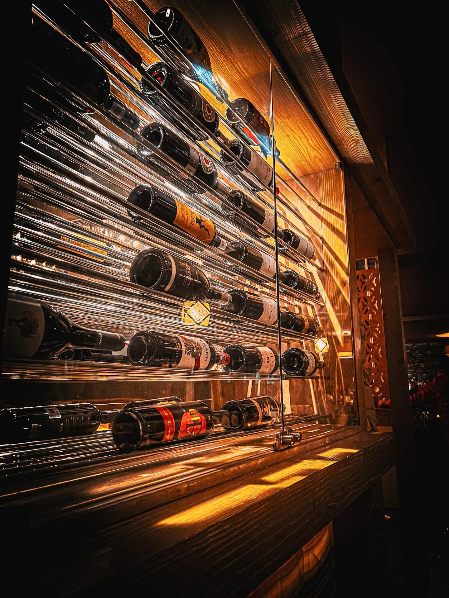 Wine Rack Reflection  #wine #mexico