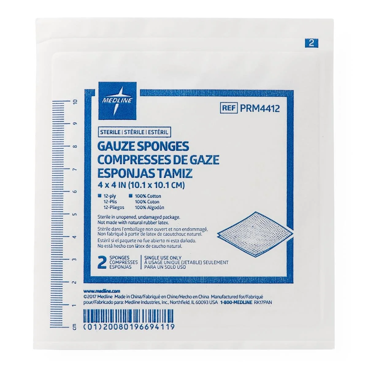 Gauze, 4_x4_ Sterile, Packages of 2 Photo 2.JPG
