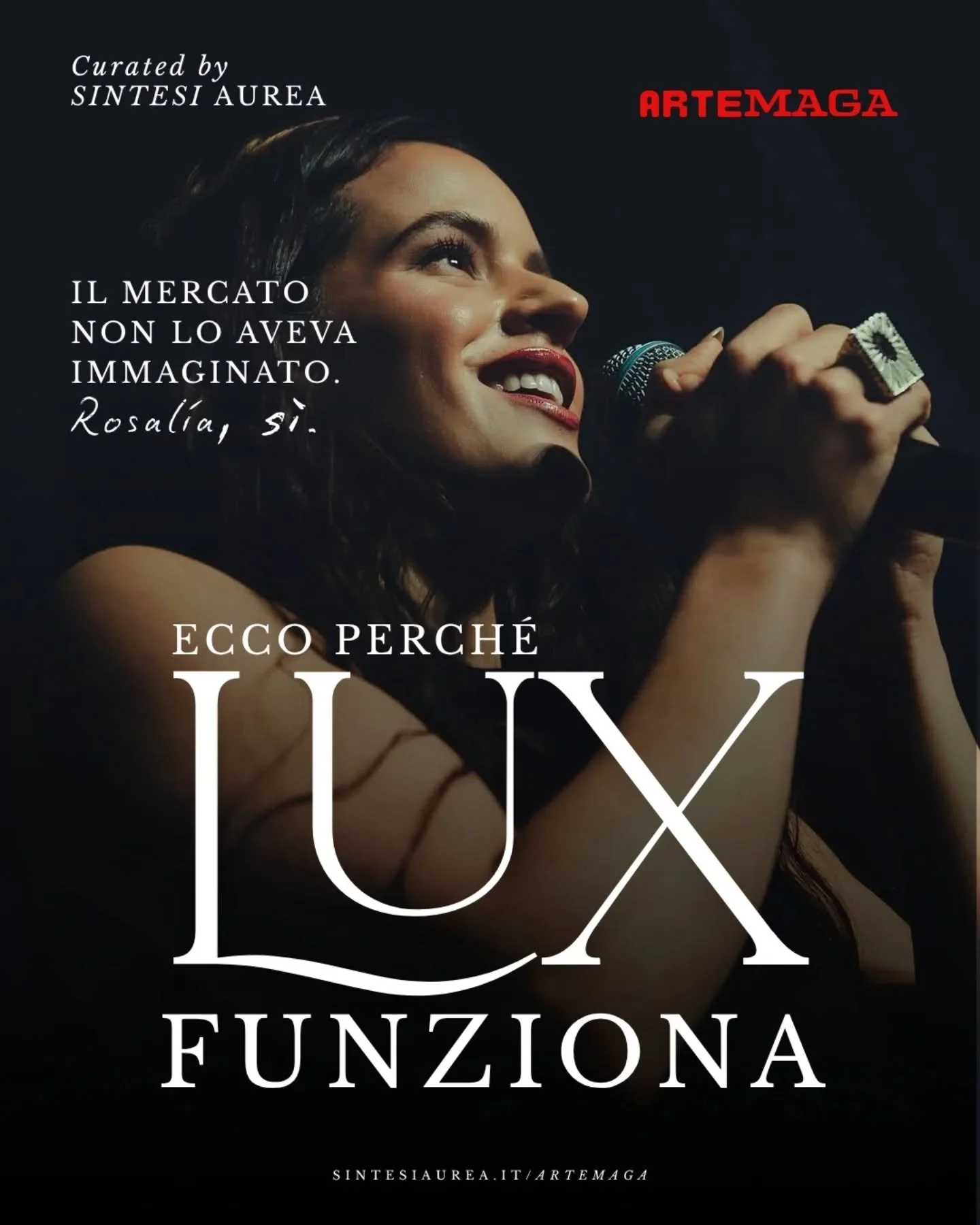 🔬Se il pop &egrave; un linguaggio, LUX fonda un nuovo alfabeto.

@rosalia.vt oggi &egrave; l&rsquo;artemaga per eccellenza: nell&rsquo;arte come nella pubblicit&agrave;.
Il nuovo album &egrave; un esempio quasi paradigmatico di come ribaltare market