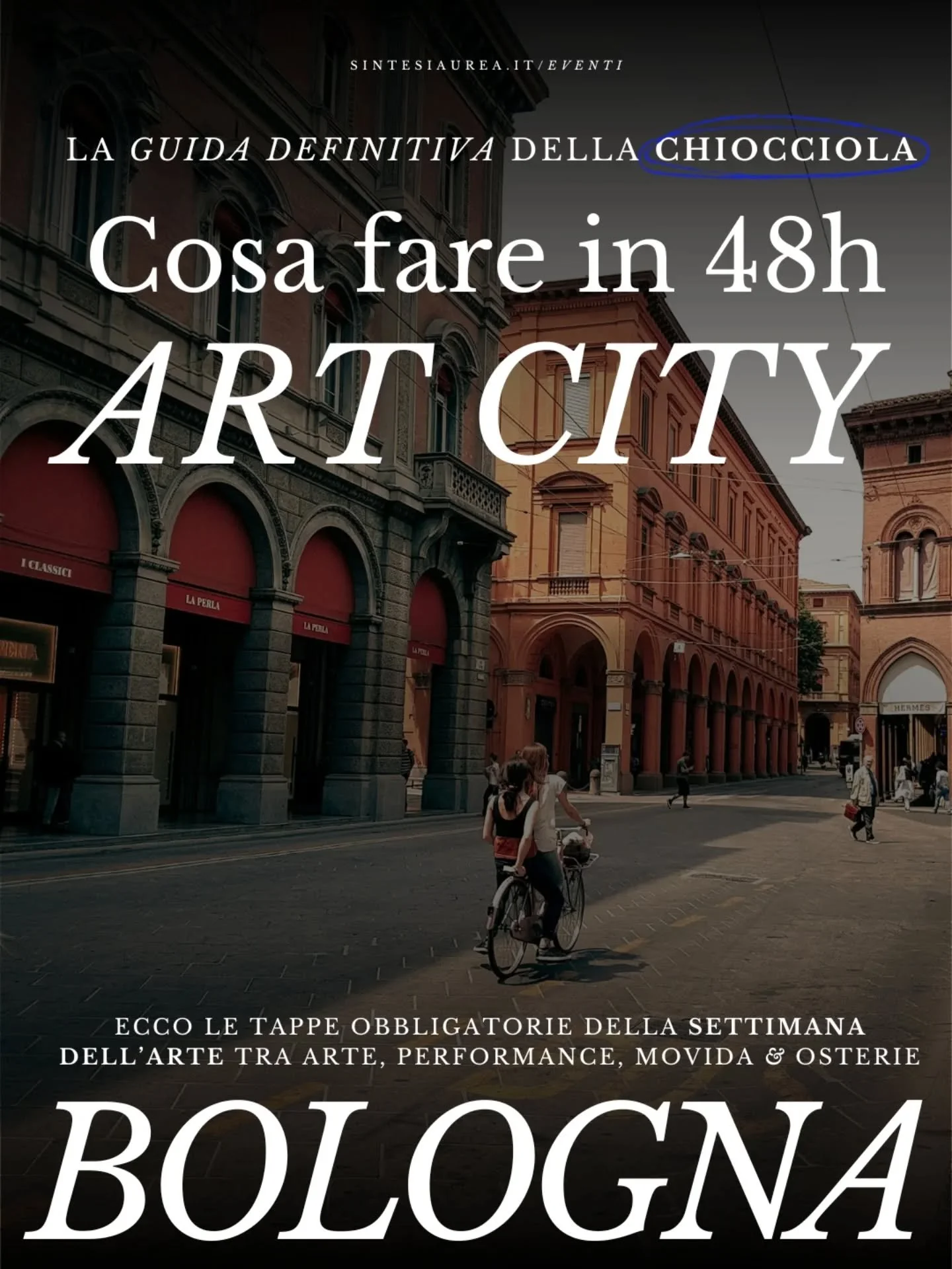 🏄🏻Cosa fare a Bologna durante @artcitybologna ?

Pi&ugrave; di 300 eventi e 176 espositori: questa settimana la "Grassa" si spoglia delle vesti goliardiche per indossare quelle, ben pi&ugrave; intriganti, del contemporaneo.  Tra le memori