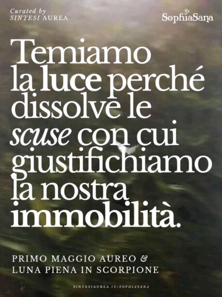 🌕1 Maggio. L'Estate come tempo di espansione perch&eacute; maturi la nostra pi&ugrave; fulgida vocazione. La luna piena in Scorpione come metamorfosi interiore: una lettura ispirata a Rudolf Steiner sul valore di rivendicare il proprio splendore,  o