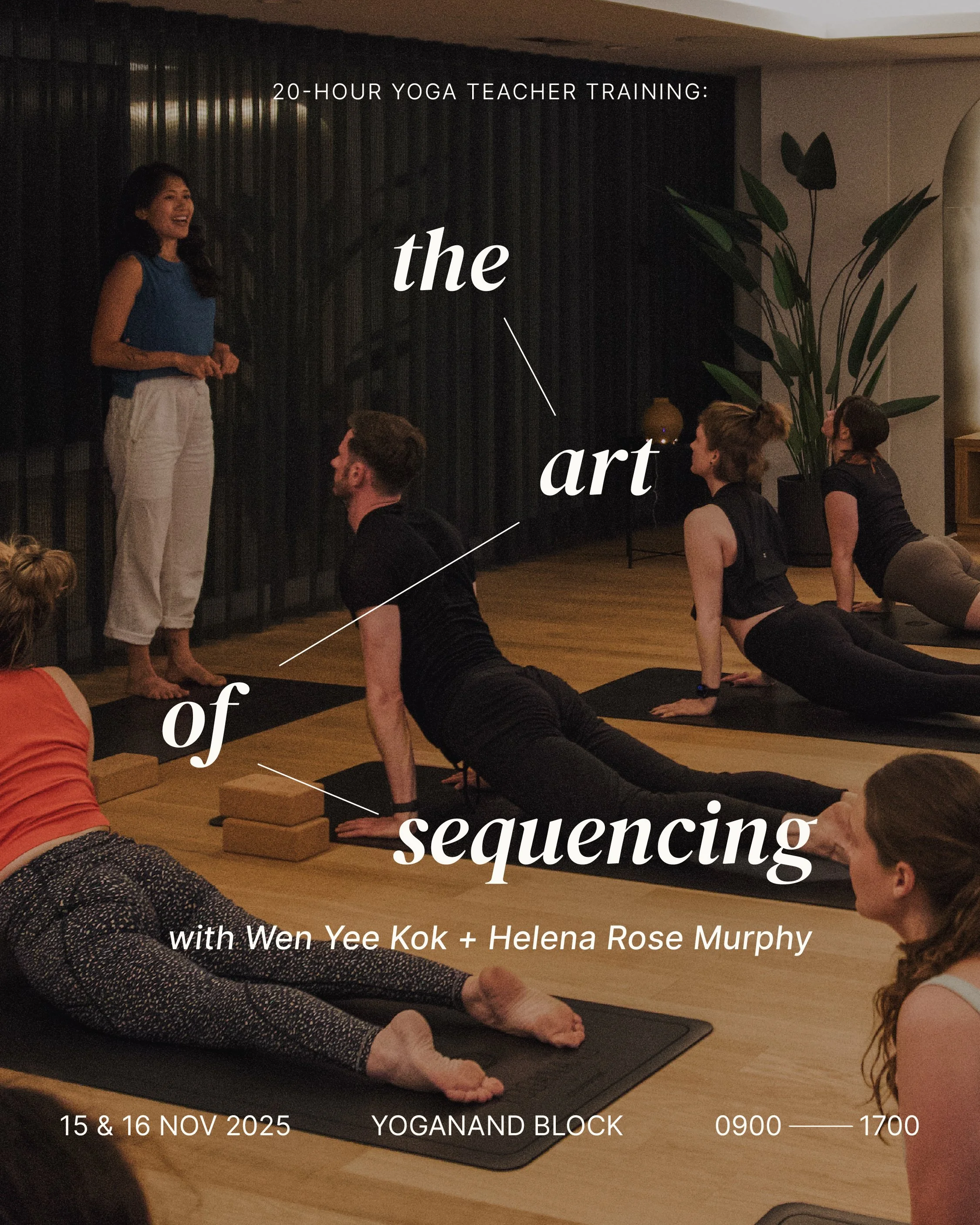 20-hour Yoga Teacher Training: The Art of Sequencing