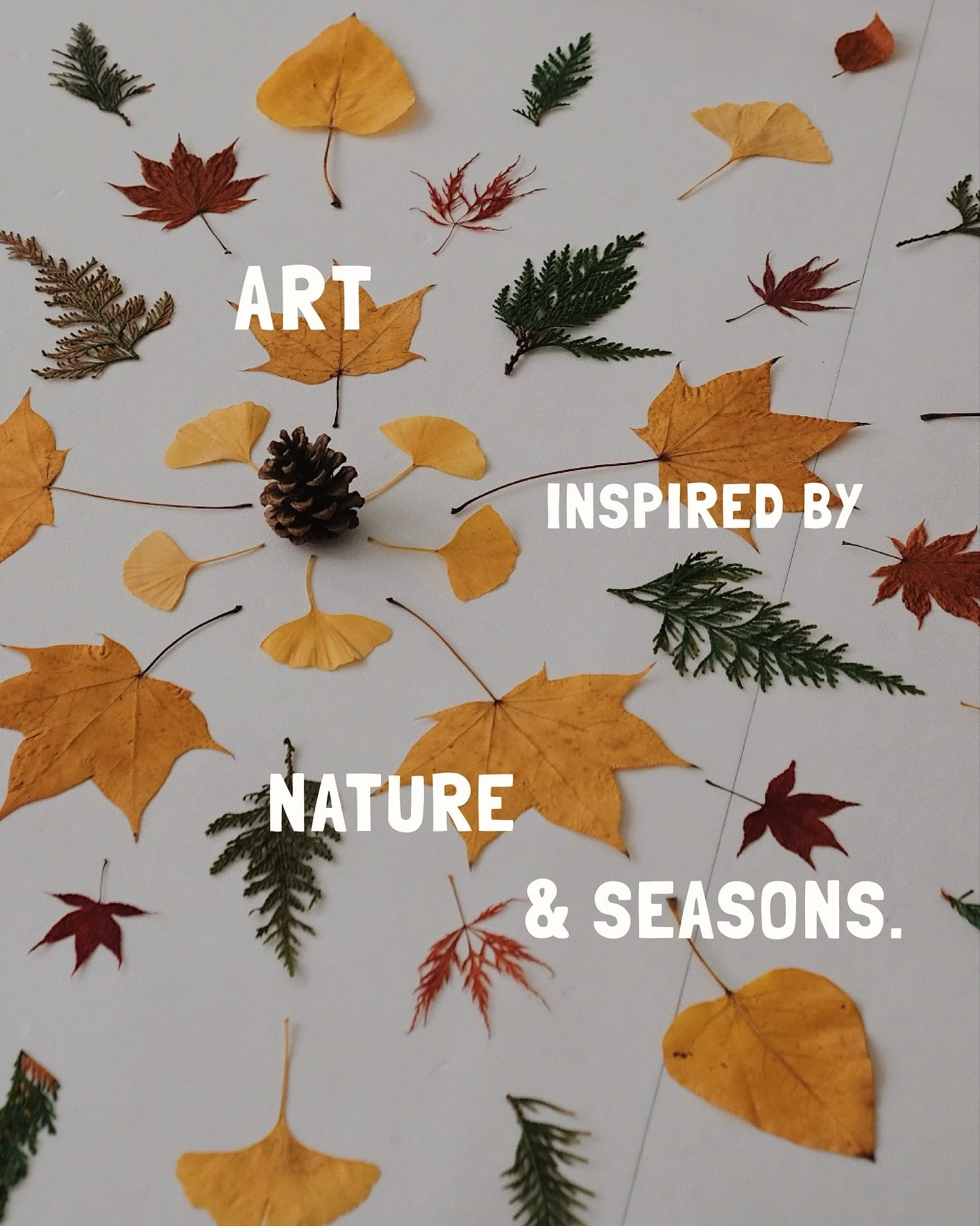 Over the past two years, my creative process and art have been guided by the rhythms of nature and season 🌿 from sketching leaves, to charcoal marks, tree rubbings and botanical prints, nature offers endless tools and textures that inspires my art. 