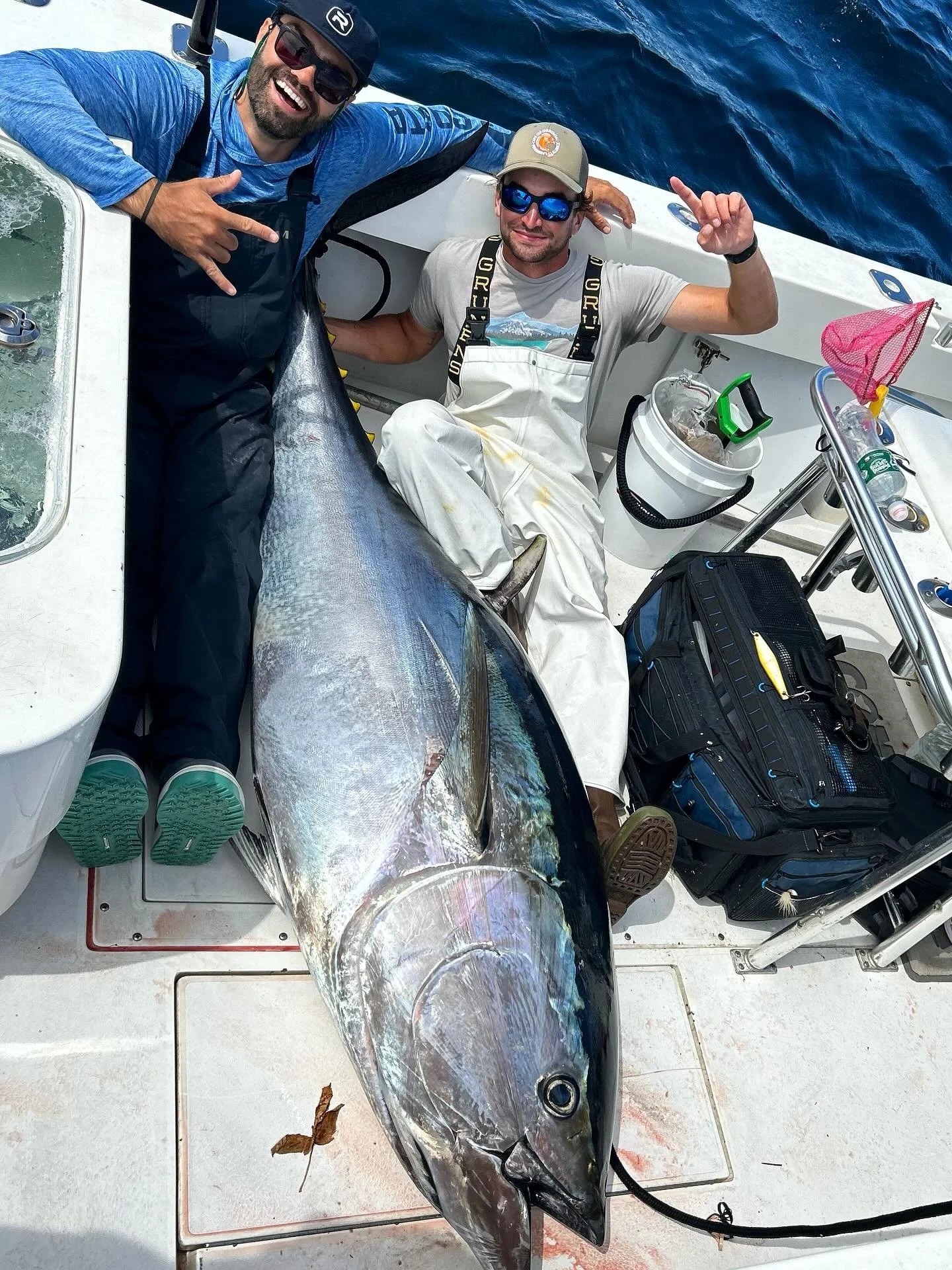 Amazing day yesterday from start to finish! Greased this 86&rdquo; beauty 311 lbs dressed! It&rsquo;s unfortunate we can&rsquo;t keep recreational bluefin at the moment but if you want a shot at battling one of these monsters now is the time!! Great 