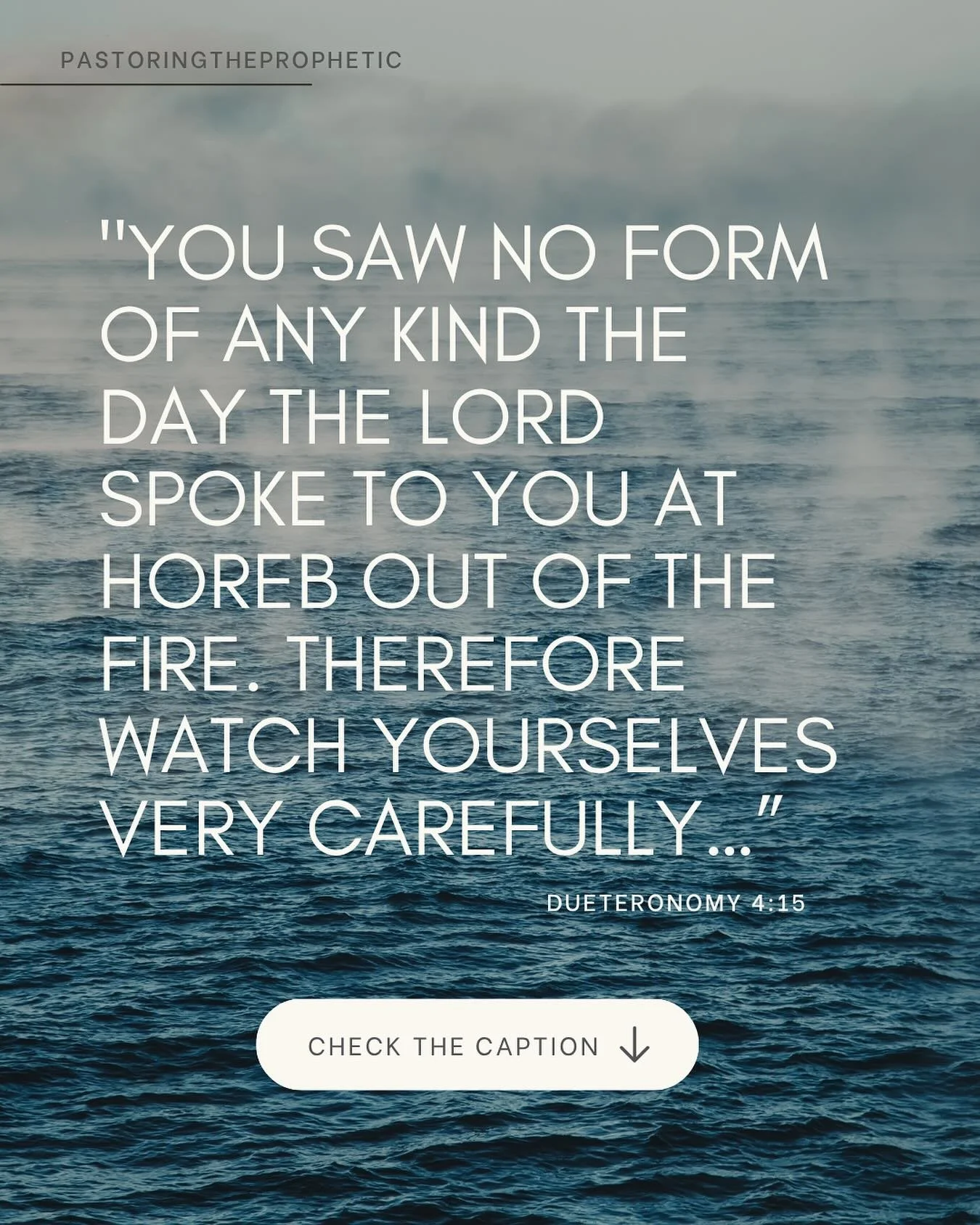 My older brother Heath woke me up with a text of the passage of scripture that really spoke to me...maybe it&rsquo;ll speak to you. 

Deuteronomy 4:1-20 

Moses is addressing the new generation of Israelites &mdash; the children of those who came out