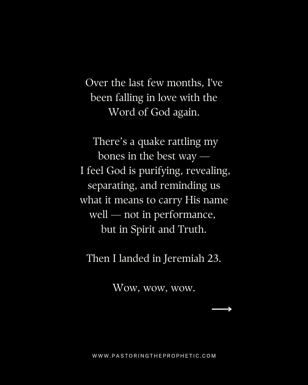 God is purifying the culture we&rsquo;ve built around His name.