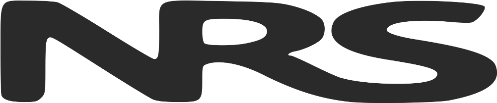 Logo NRS in caratteri neri su sfondo trasparente