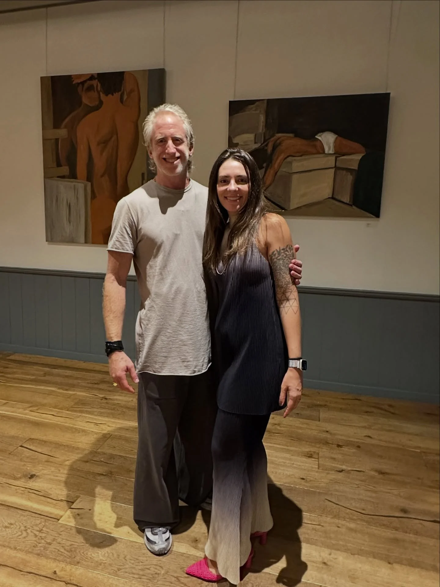 What a pleasure to have curator Luiza Testa spending time  with us at Casa Atelier and curating the amazing exhibition by Ton Gomes during Miami Art Week!