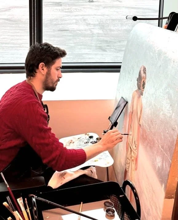 Art never stops here at Casa Atelier Miami! 
Follow @heyderluisreyesrosa and his journey at our residency.