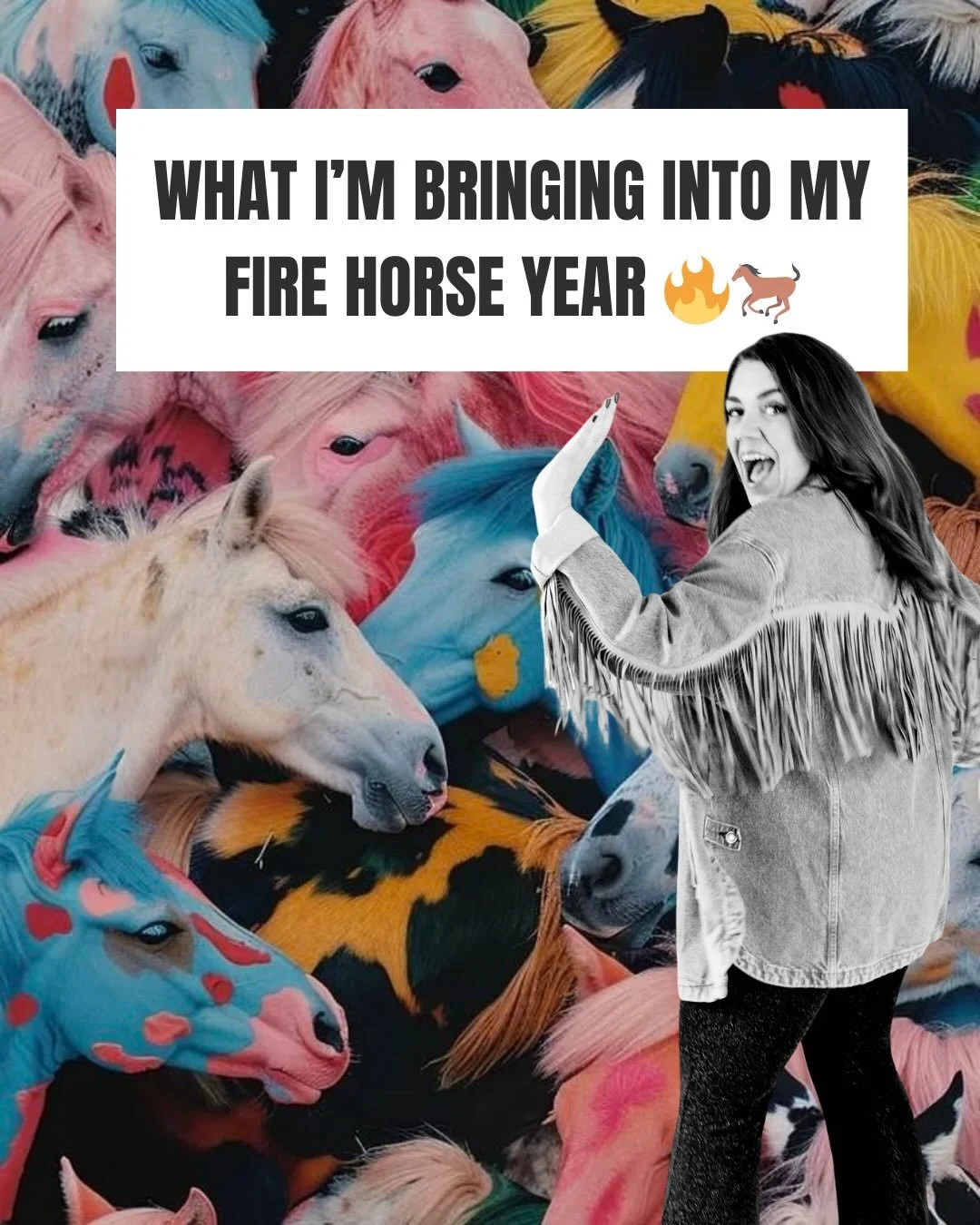 Every year I&rsquo;ve tried to &ldquo;improve&rdquo; myself.

This year I&rsquo;m choosing to trust myself.

Trust my pace.
Trust my standards.
Trust what feels expansive instead of chaotic.

Fire Horse energy isn&rsquo;t about drama.
It&rsquo;s abou
