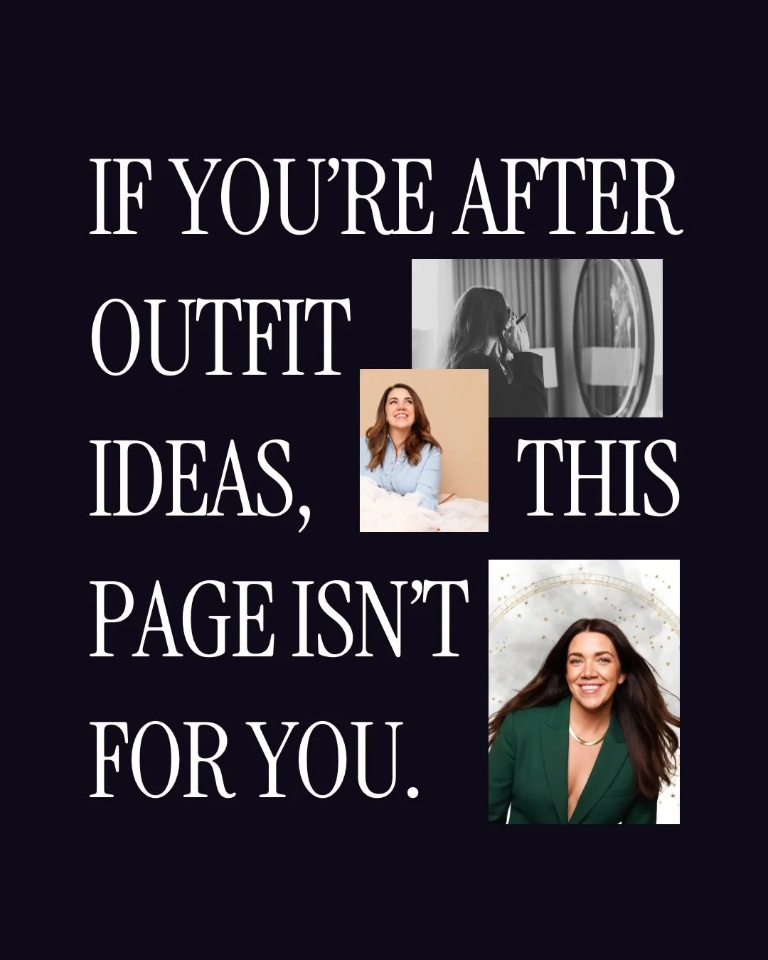 Most styling focuses on what to wear.

I focus on who you are when you walk into a room.

Because that&rsquo;s what people actually respond to.

Not the outfit.
The presence behind it.

When that&rsquo;s clear, everything else follows.